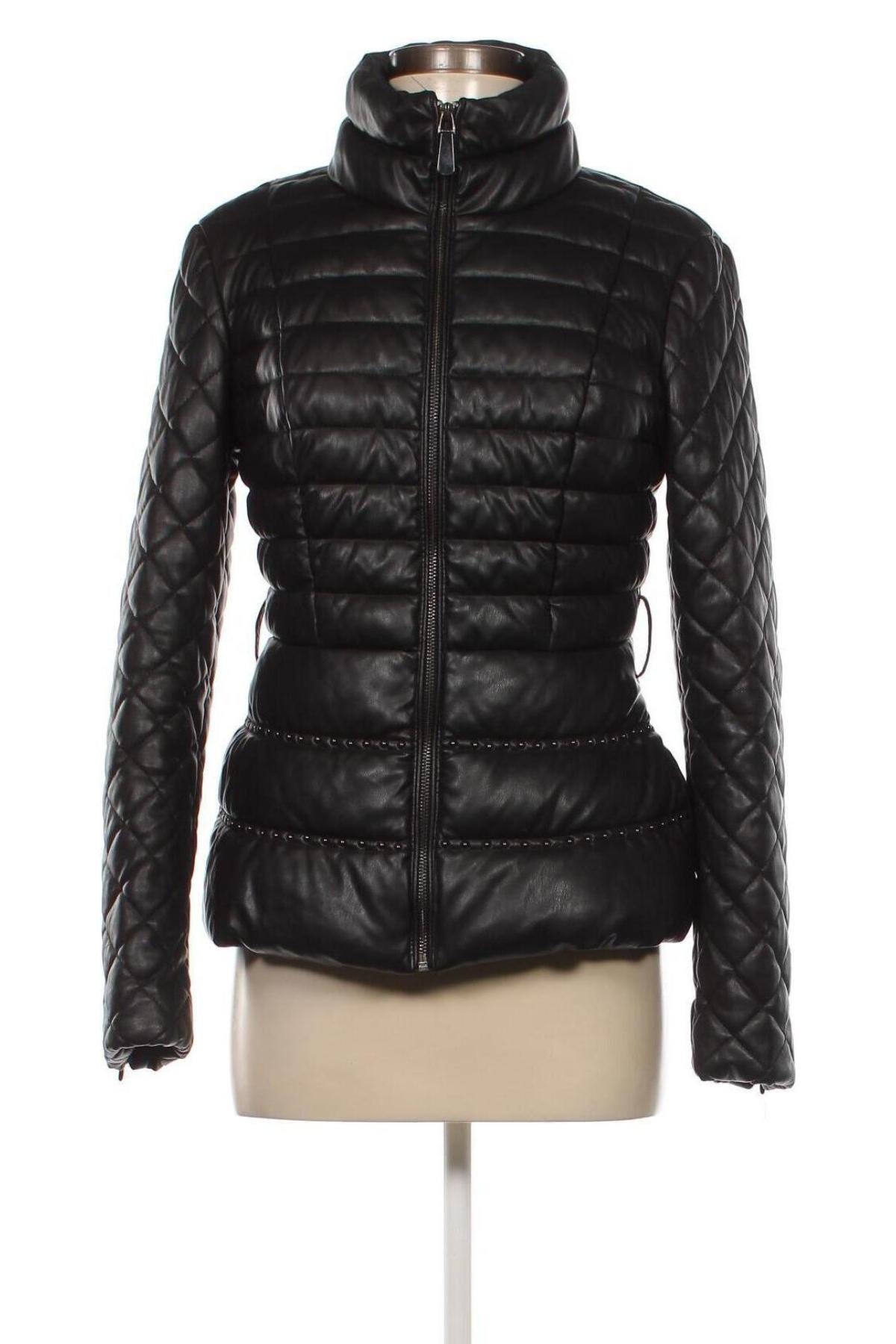 Dámska kožená bunda  Guess, Veľkosť S, Farba Čierna, Cena  52,69 €