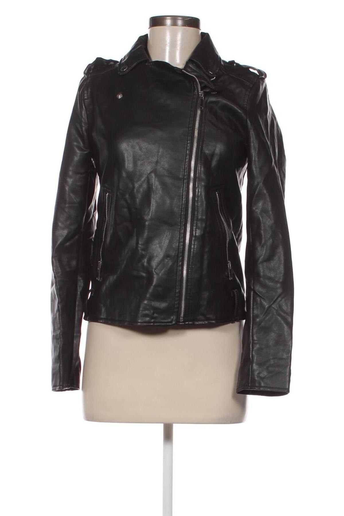 Dámska kožená bunda  Lefties, Veľkosť S, Farba Čierna, Cena  18,89 €