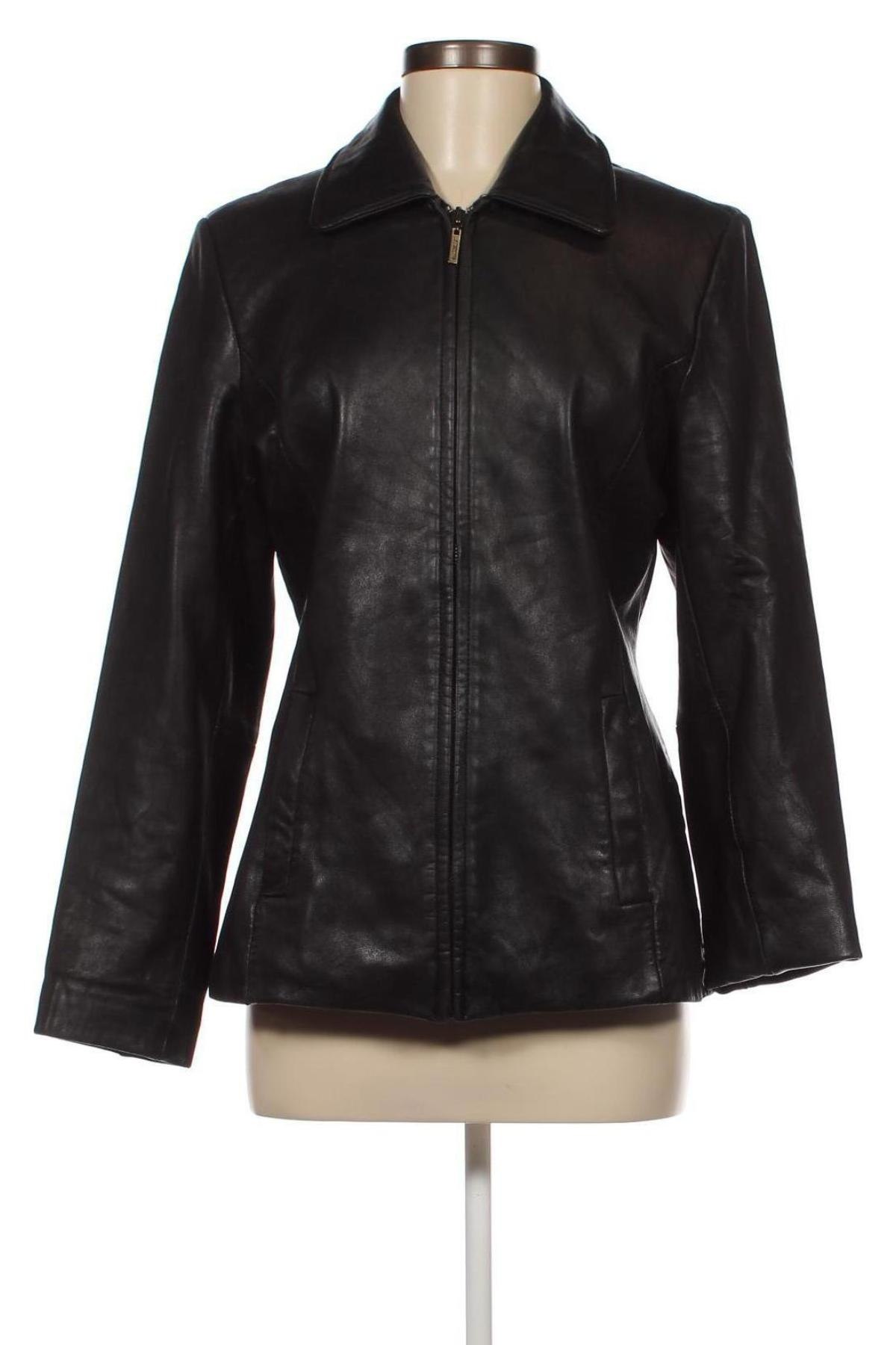 Dámská kožená bunda  Liz Claiborne, Velikost S, Barva Černá, Cena  921,00 Kč
