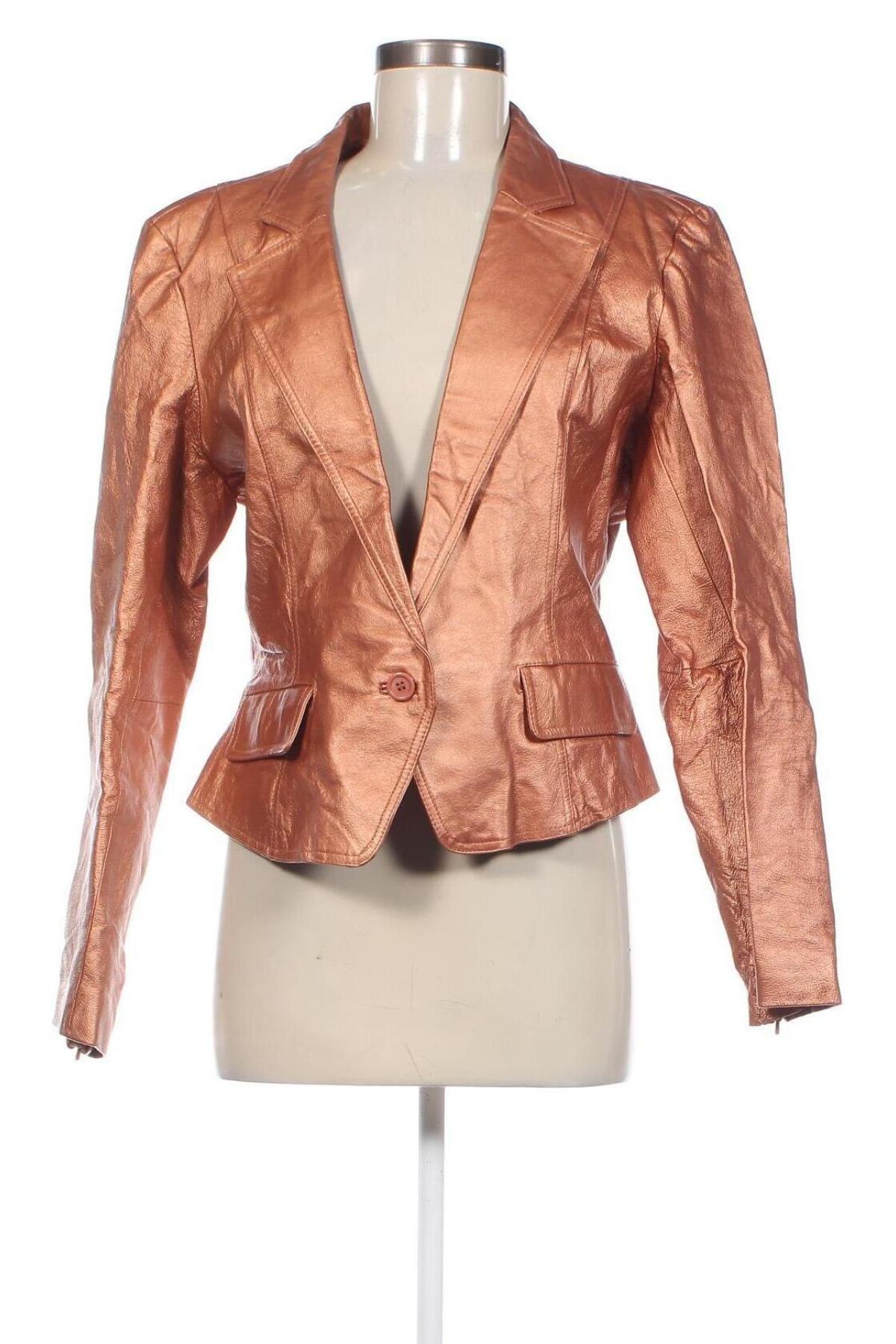 Dámska kožená bunda  Metro Style, Veľkosť XL, Farba Hnedá, Cena  60,67 €