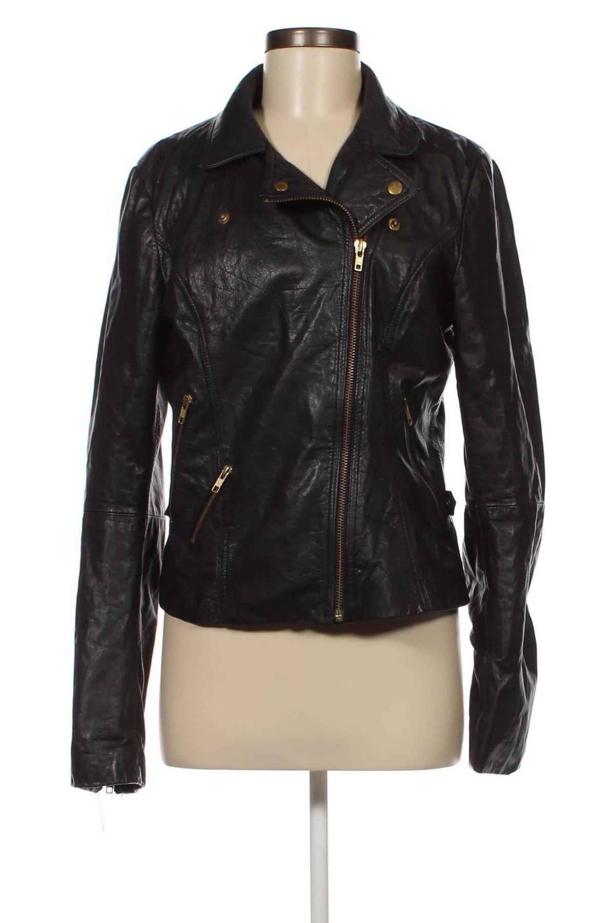 Dámska kožená bunda  ONLY, Veľkosť S, Farba Čierna, Cena  50,46 €