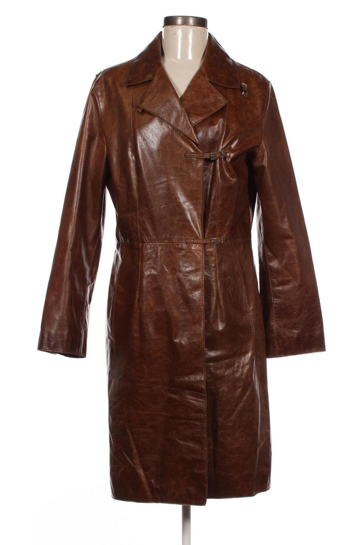 Dámska kožená bunda  Oakwood, Veľkosť L, Farba Hnedá, Cena  70,48 €