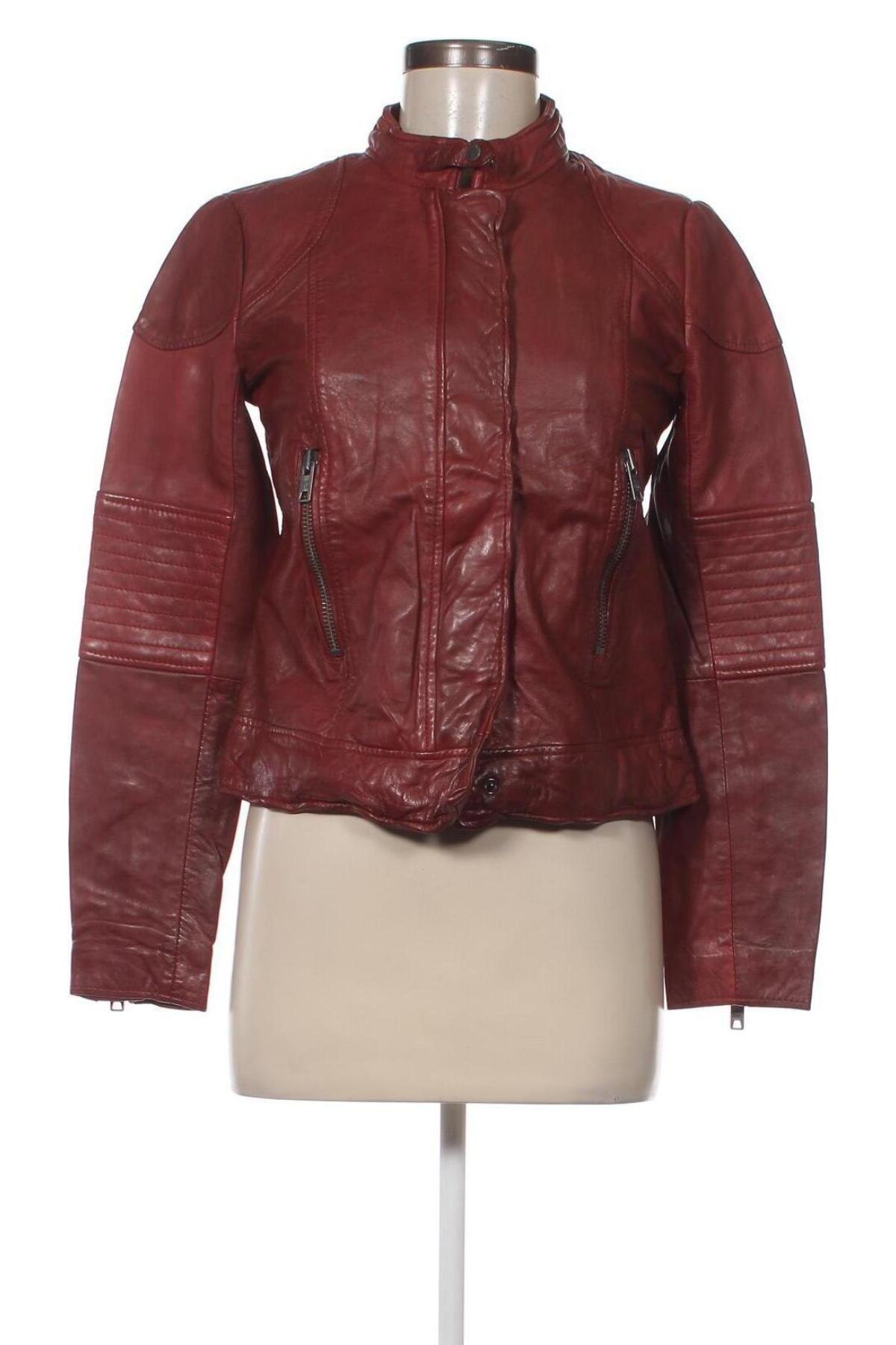 Damen Lederjacke Pepe Jeans, Größe S, Farbe Rot, Preis € 117,03