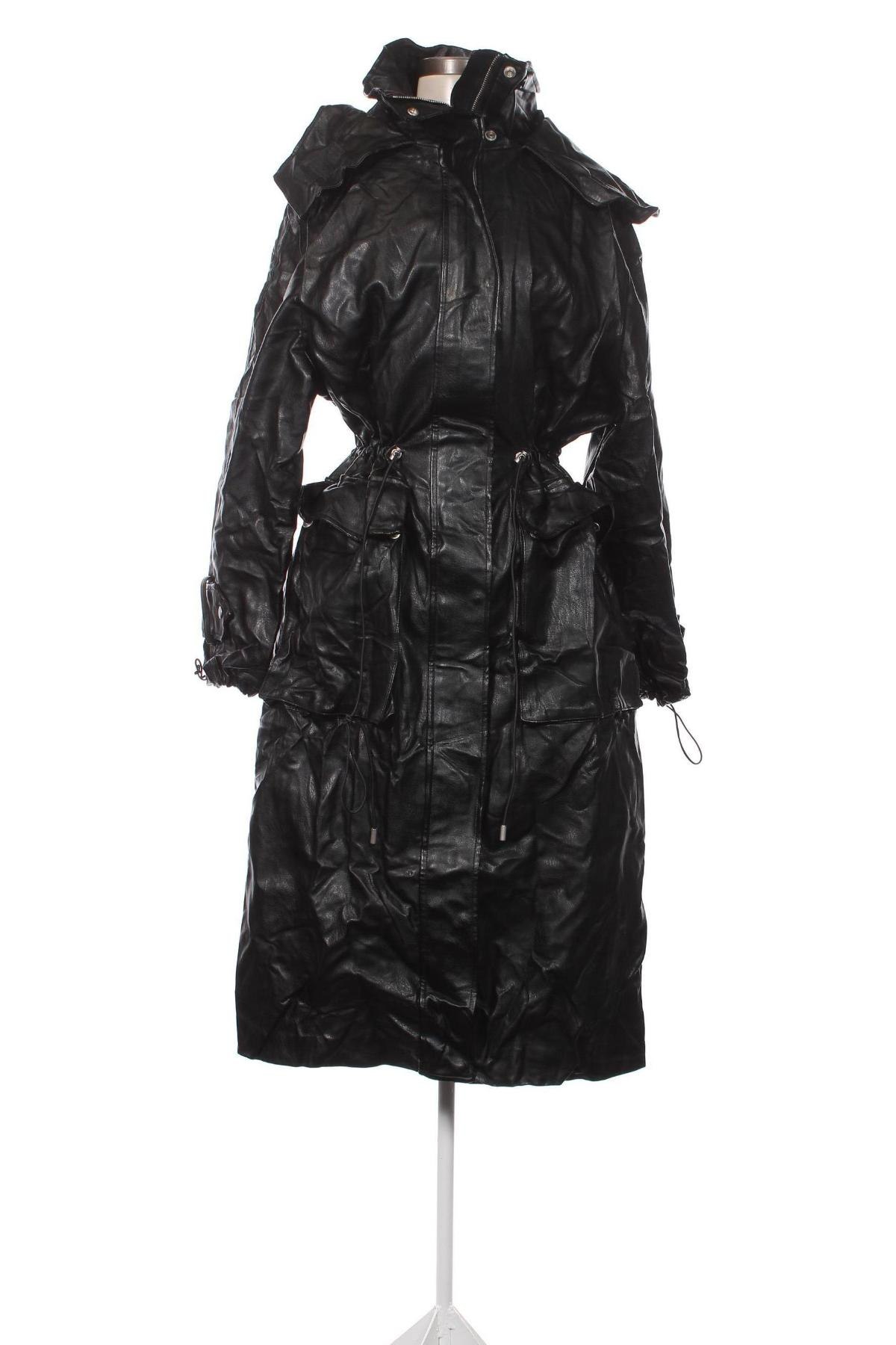 Dámska kožená bunda  Reserved, Veľkosť M, Farba Čierna, Cena  15,28 €