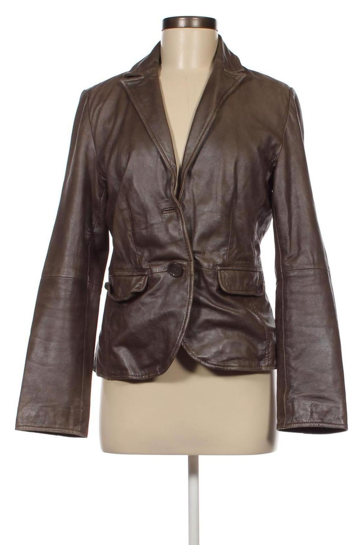 Dámska kožená bunda  S.Oliver, Veľkosť M, Farba Béžová, Cena  55,95 €
