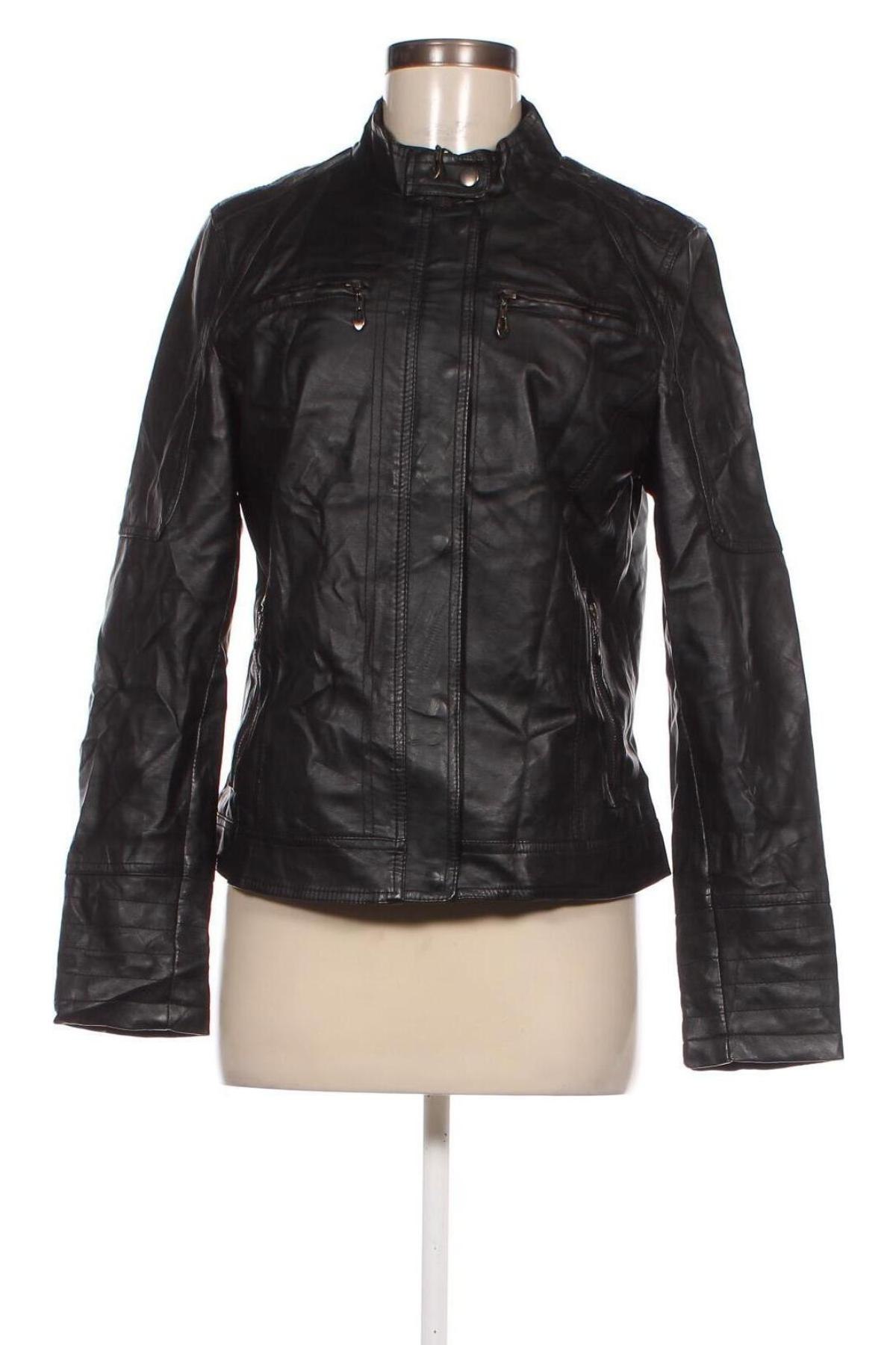 Damen Lederjacke True Spirit, Größe XL, Farbe Schwarz, Preis 24,89 €