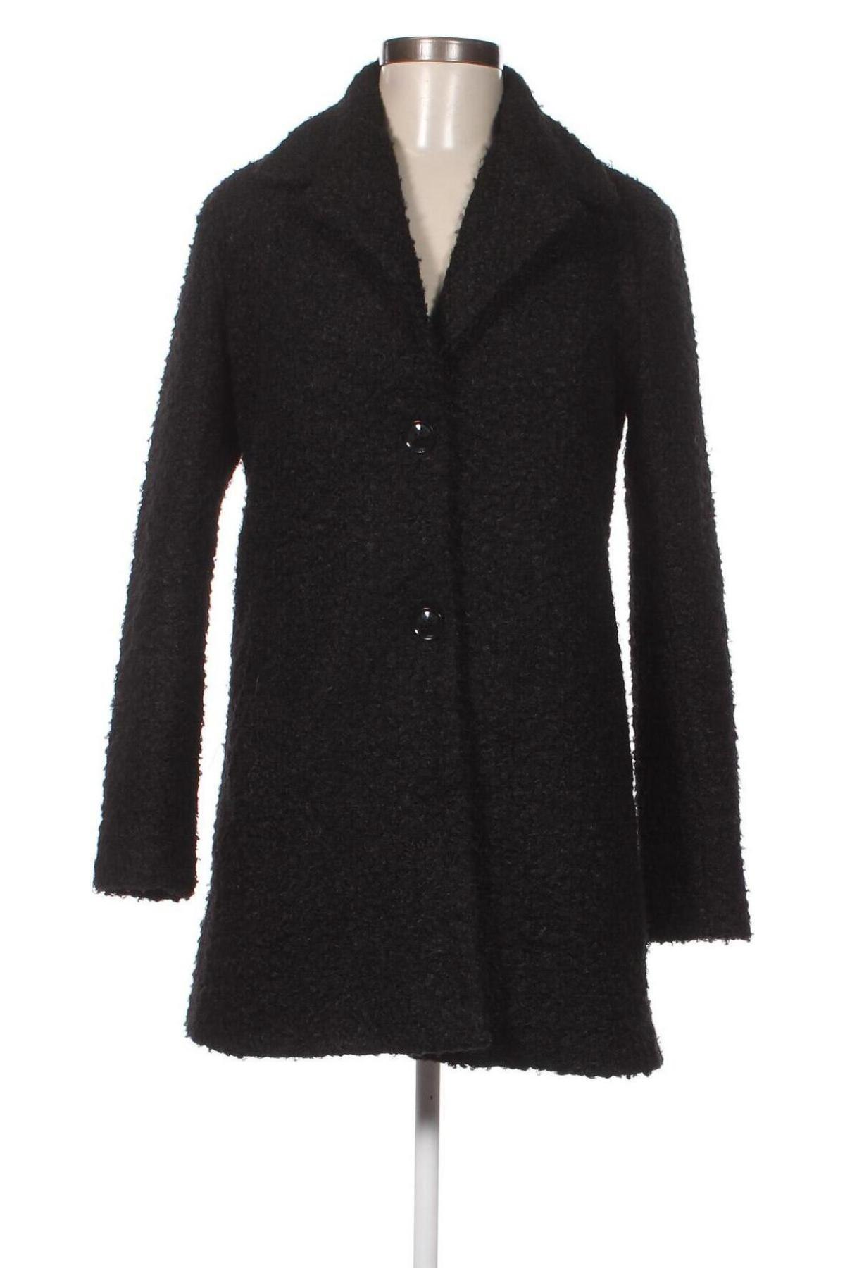 Дамско палто, Размер S, Цвят Черен, Цена 54,57 лв.