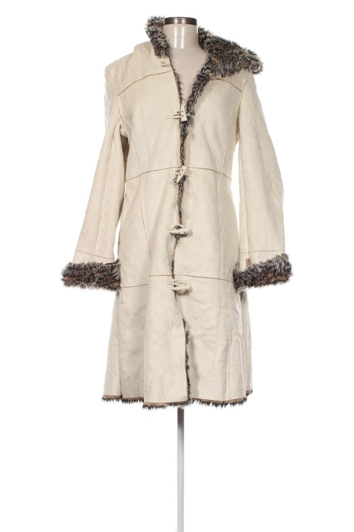 Palton de femei, Mărime M, Culoare Ecru, Preț 190,06 Lei