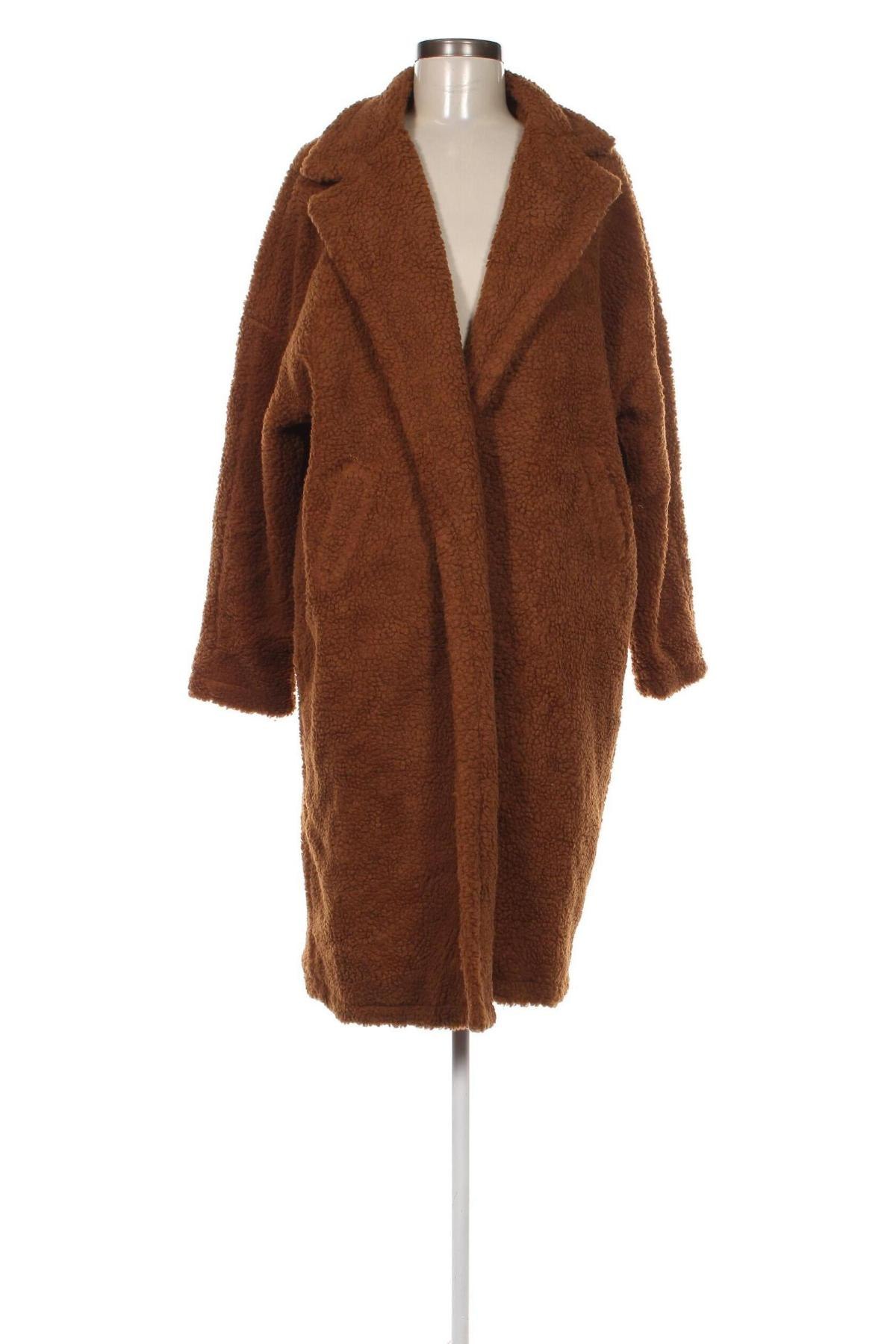 Дамско палто, Размер XXL, Цвят Кафяв, Цена 49,22 лв.