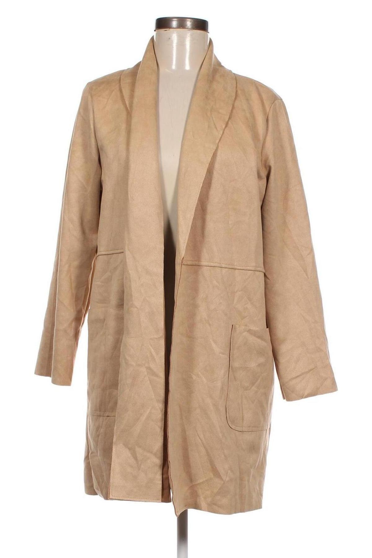 Γυναικείο παλτό, Μέγεθος L, Χρώμα  Μπέζ, Τιμή 20,19 €
