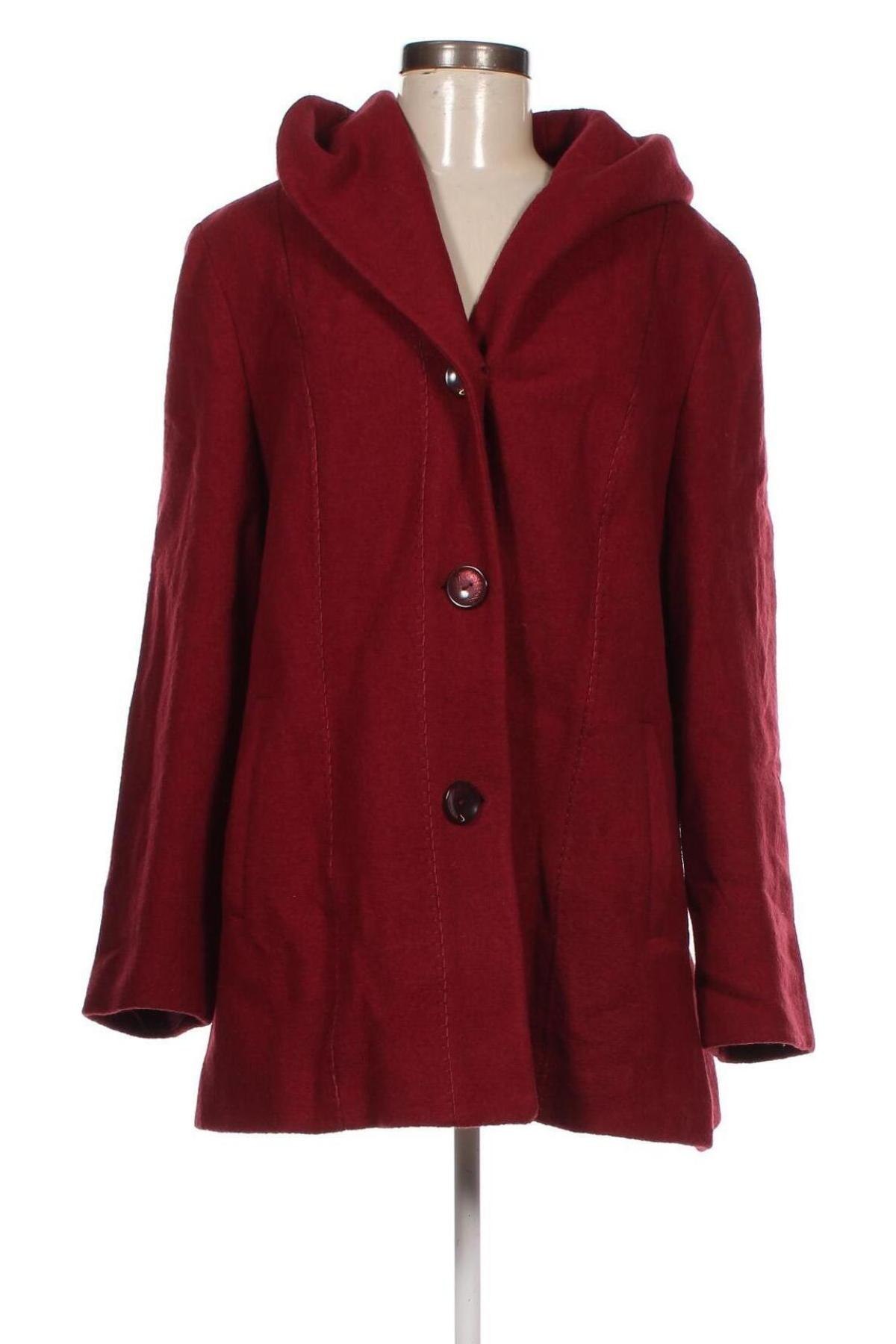 Dámský kabát  Made In Italy, Velikost XL, Barva Červená, Cena  802,00 Kč