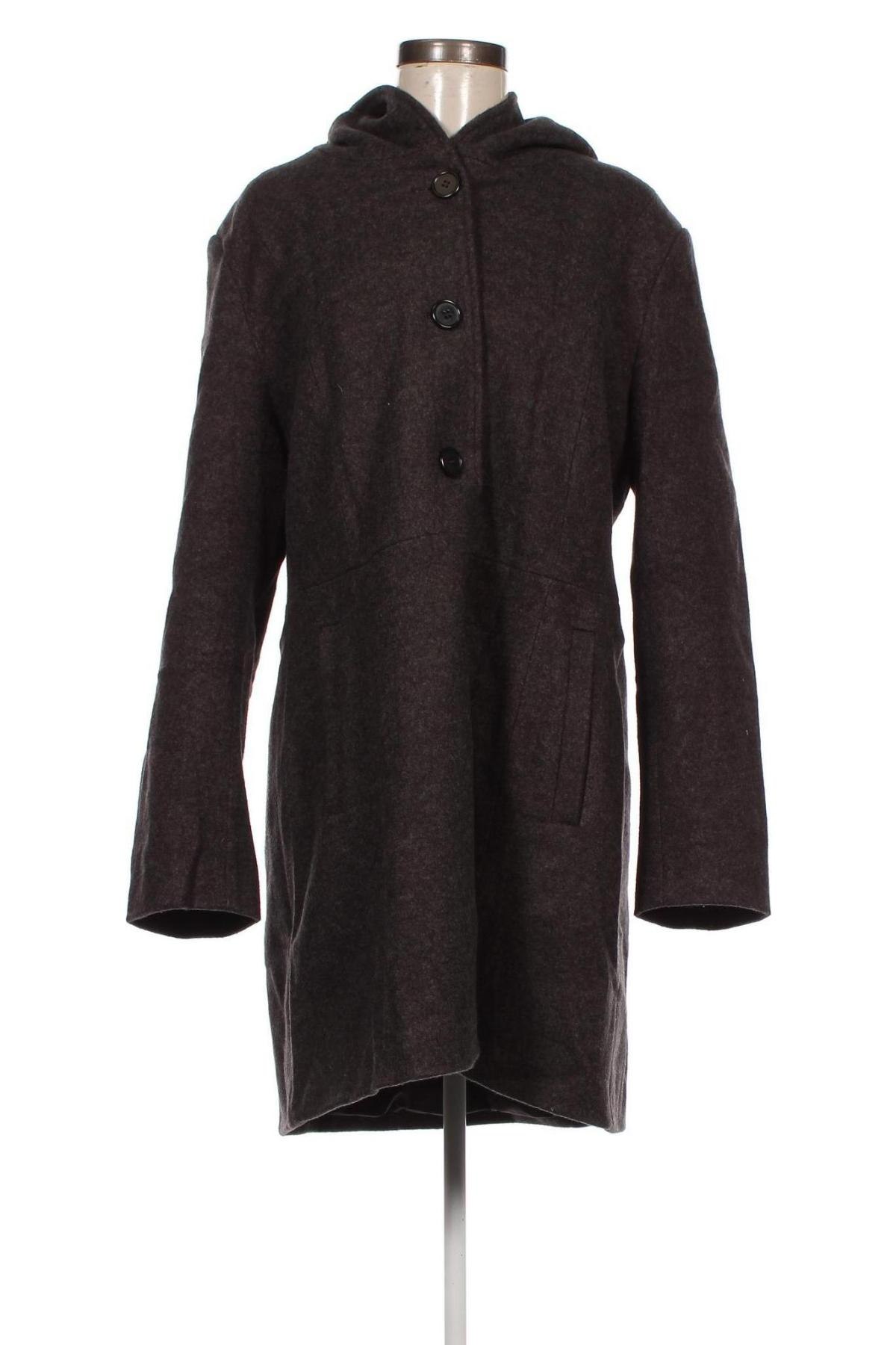 Дамско палто, Размер XL, Цвят Сив, Цена 43,87 лв.
