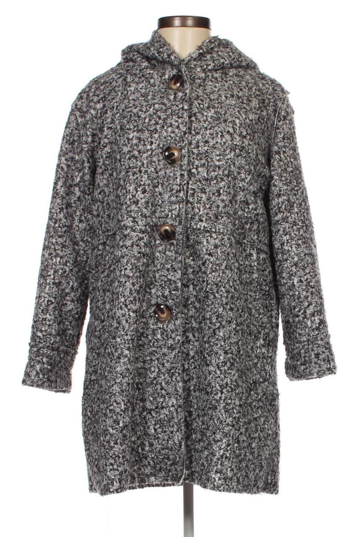 Дамско палто, Размер M, Цвят Сив, Цена 33,17 лв.