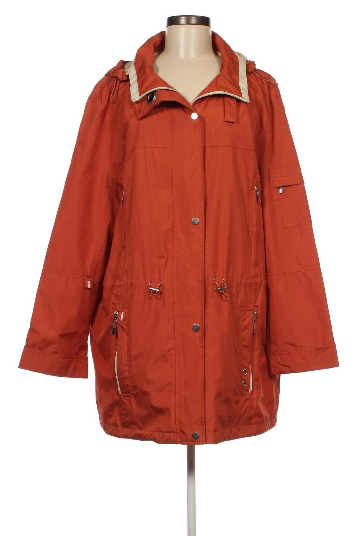 Дамско палто, Размер XL, Цвят Оранжев, Цена 33,17 лв.