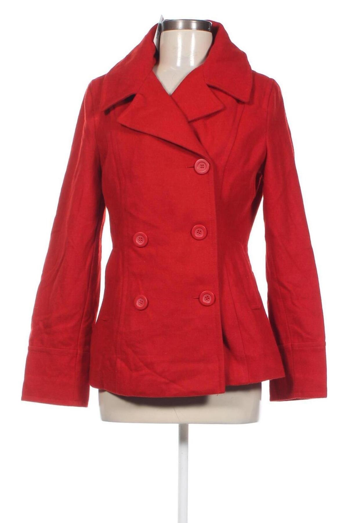 Γυναικείο παλτό 3 Suisses, Μέγεθος M, Χρώμα Κόκκινο, Τιμή 33,10 €