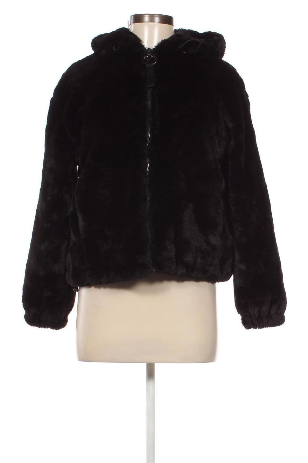 Γυναικείο παλτό Bershka, Μέγεθος XS, Χρώμα Μαύρο, Τιμή 23,83 €