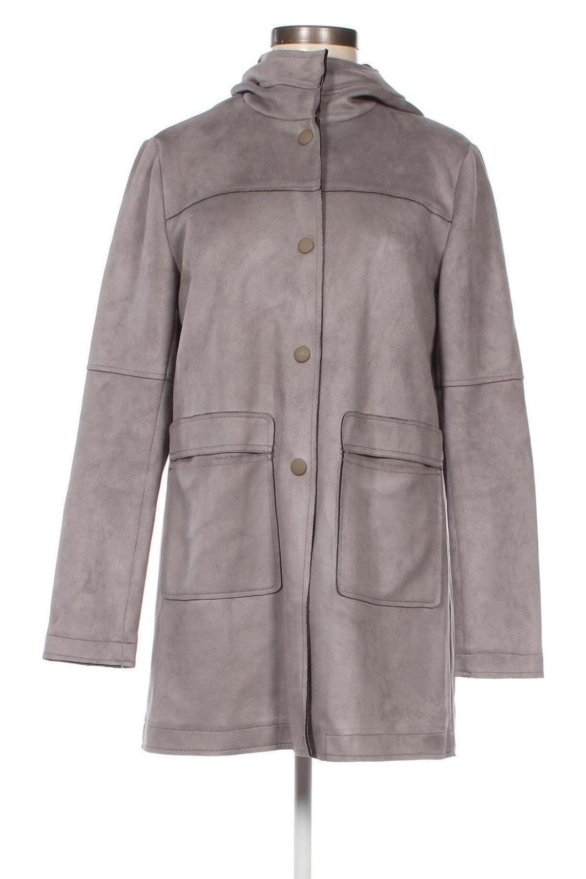 Γυναικείο παλτό C&A, Μέγεθος L, Χρώμα Γκρί, Τιμή 20,30 €