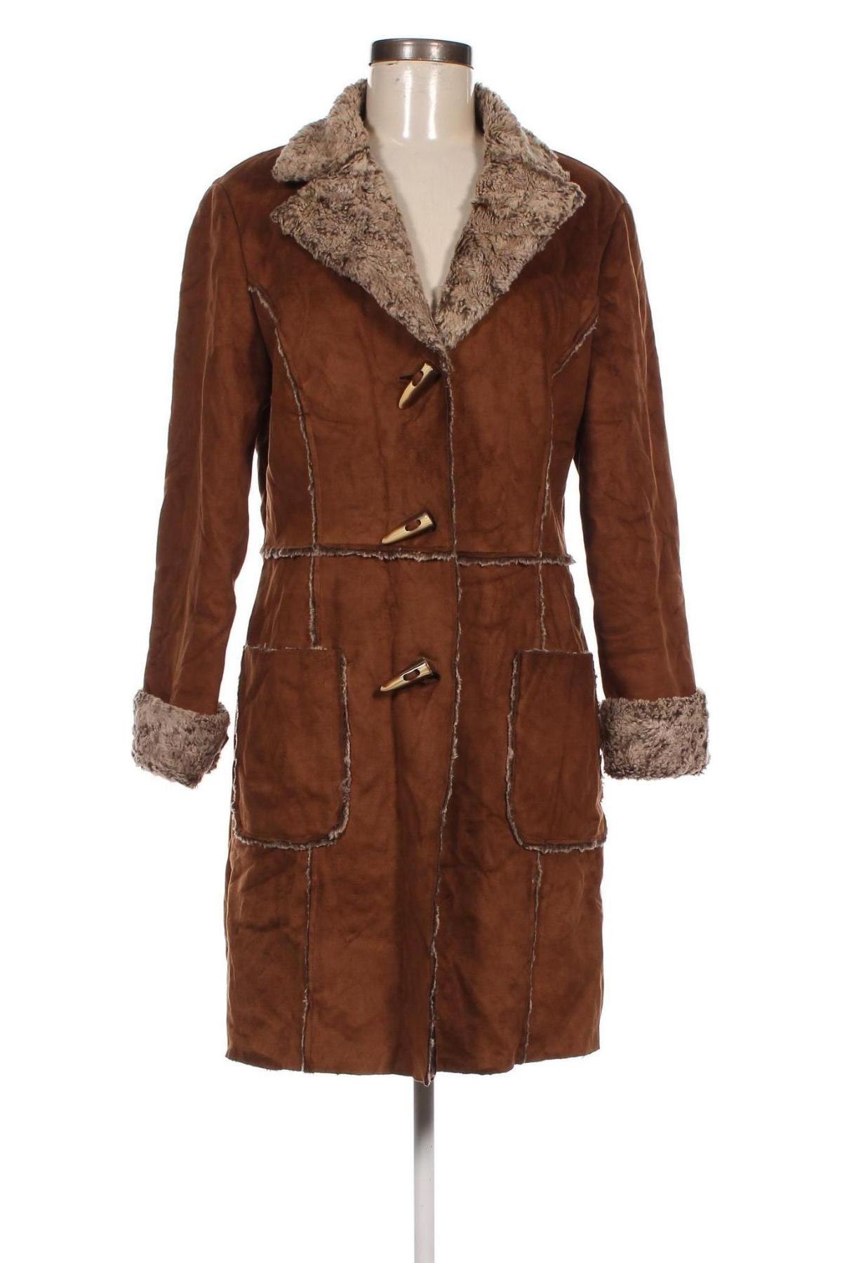 Дамско палто Camaieu, Размер M, Цвят Кафяв, Цена 54,57 лв.