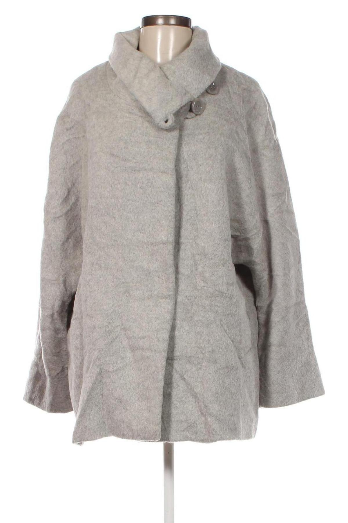 Γυναικείο παλτό Cinzia Rocca, Μέγεθος XL, Χρώμα Γκρί, Τιμή 164,36 €