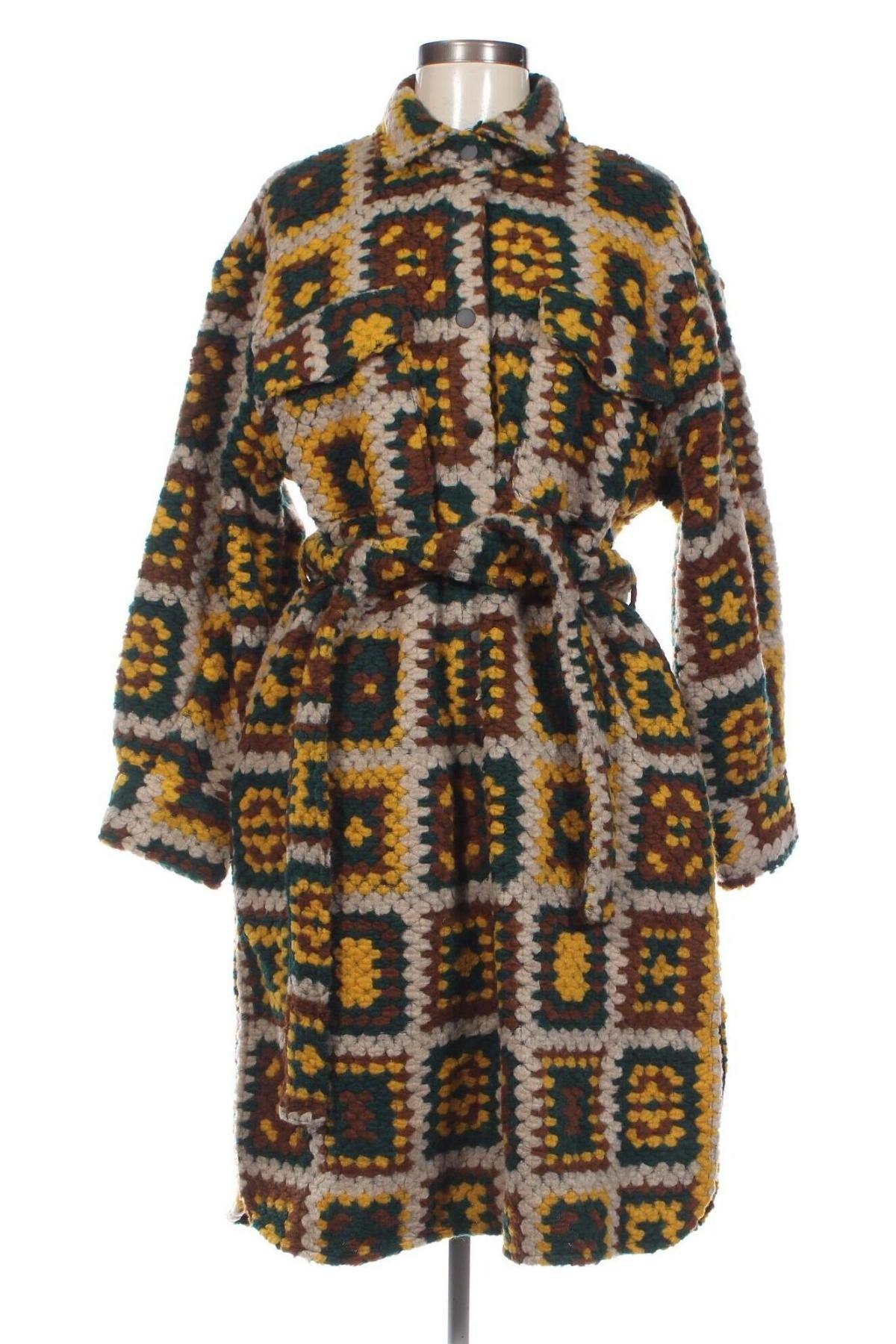 Дамско палто Desigual, Размер L, Цвят Многоцветен, Цена 200,49 лв.
