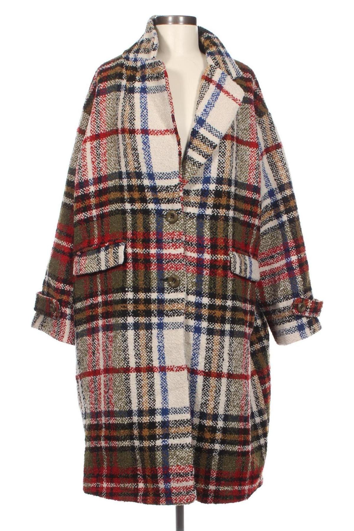 Γυναικείο παλτό Desigual, Μέγεθος XL, Χρώμα Πολύχρωμο, Τιμή 200,52 €