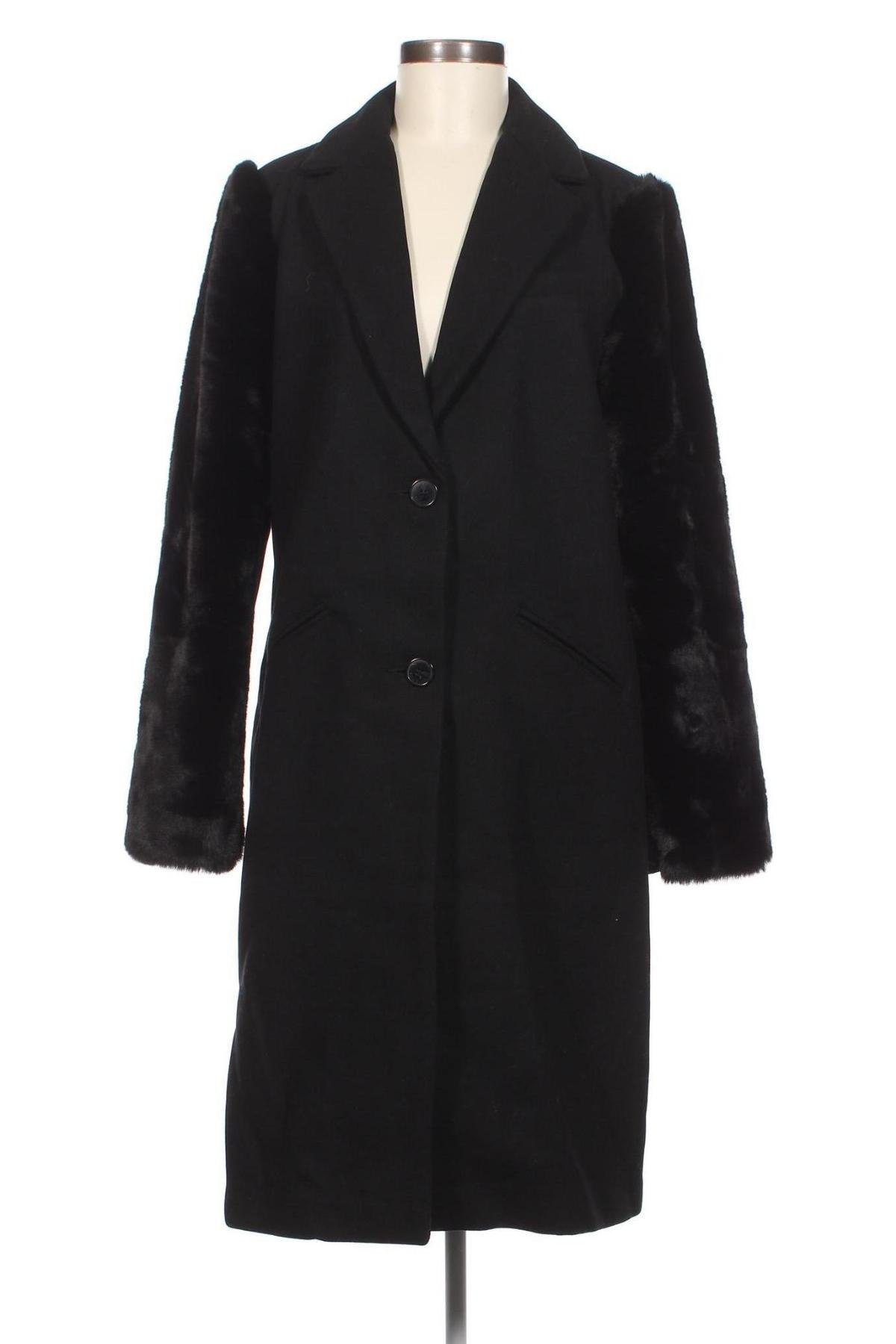 Γυναικείο παλτό Desigual, Μέγεθος XL, Χρώμα Μαύρο, Τιμή 127,76 €