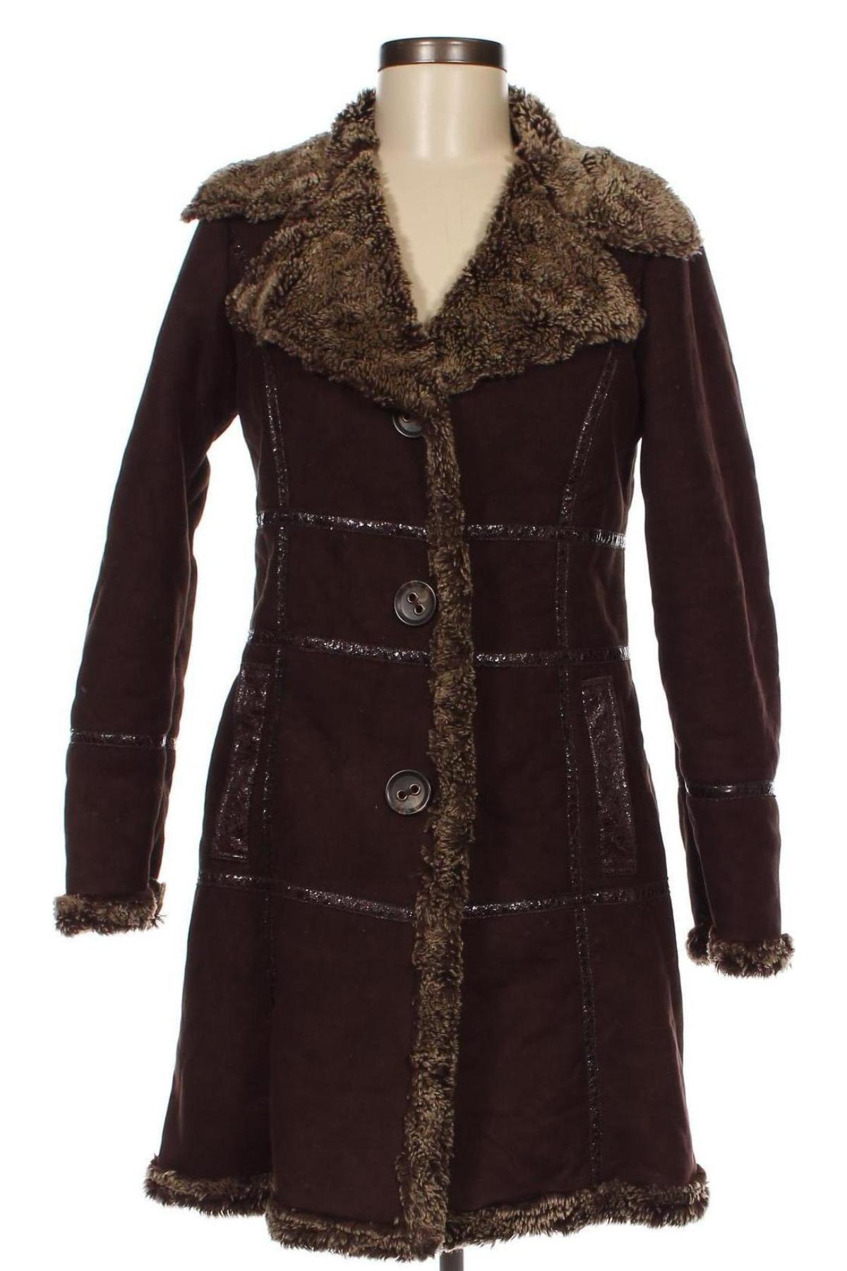 Palton de femei Easycomfort, Mărime S, Culoare Maro, Preț 109,11 Lei