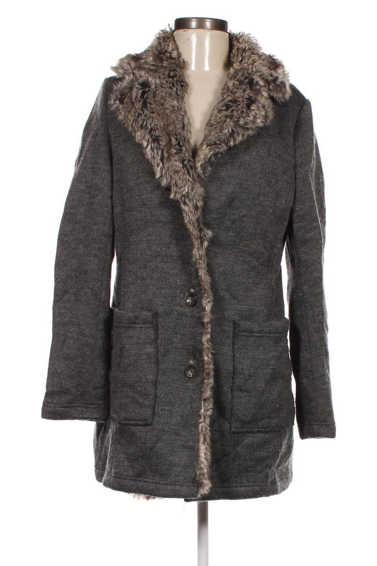 Дамско палто Esprit, Размер M, Цвят Сив, Цена 54,57 лв.