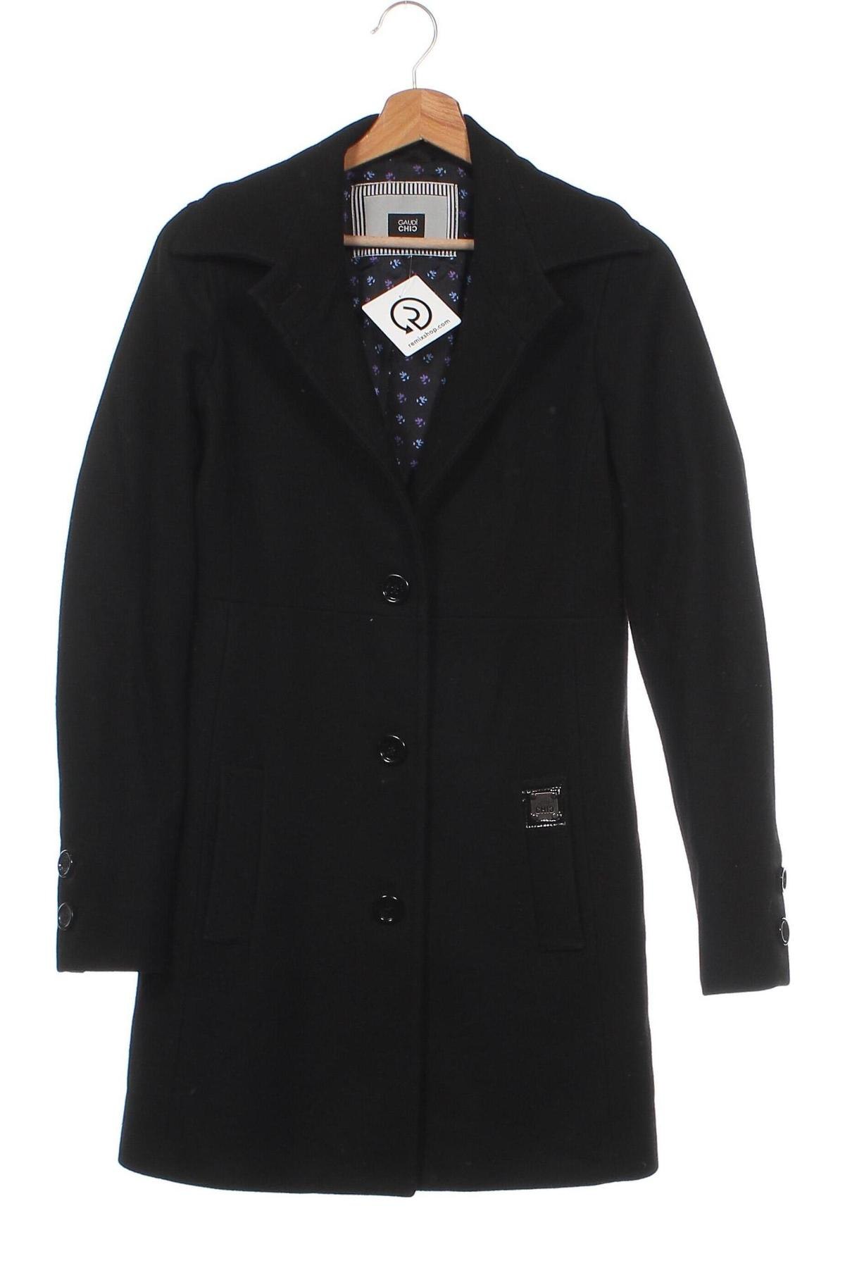 Dámský kabát  Gaudi, Velikost XS, Barva Černá, Cena  1 315,00 Kč