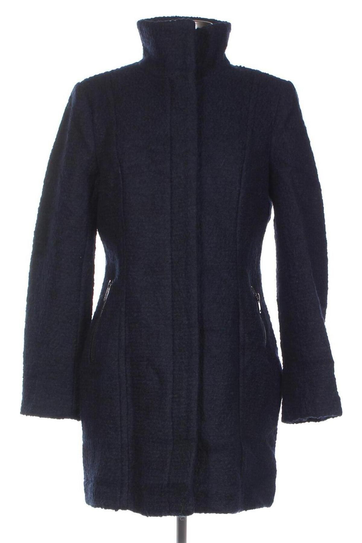 Dámský kabát  H&M, Velikost M, Barva Modrá, Cena  870,00 Kč