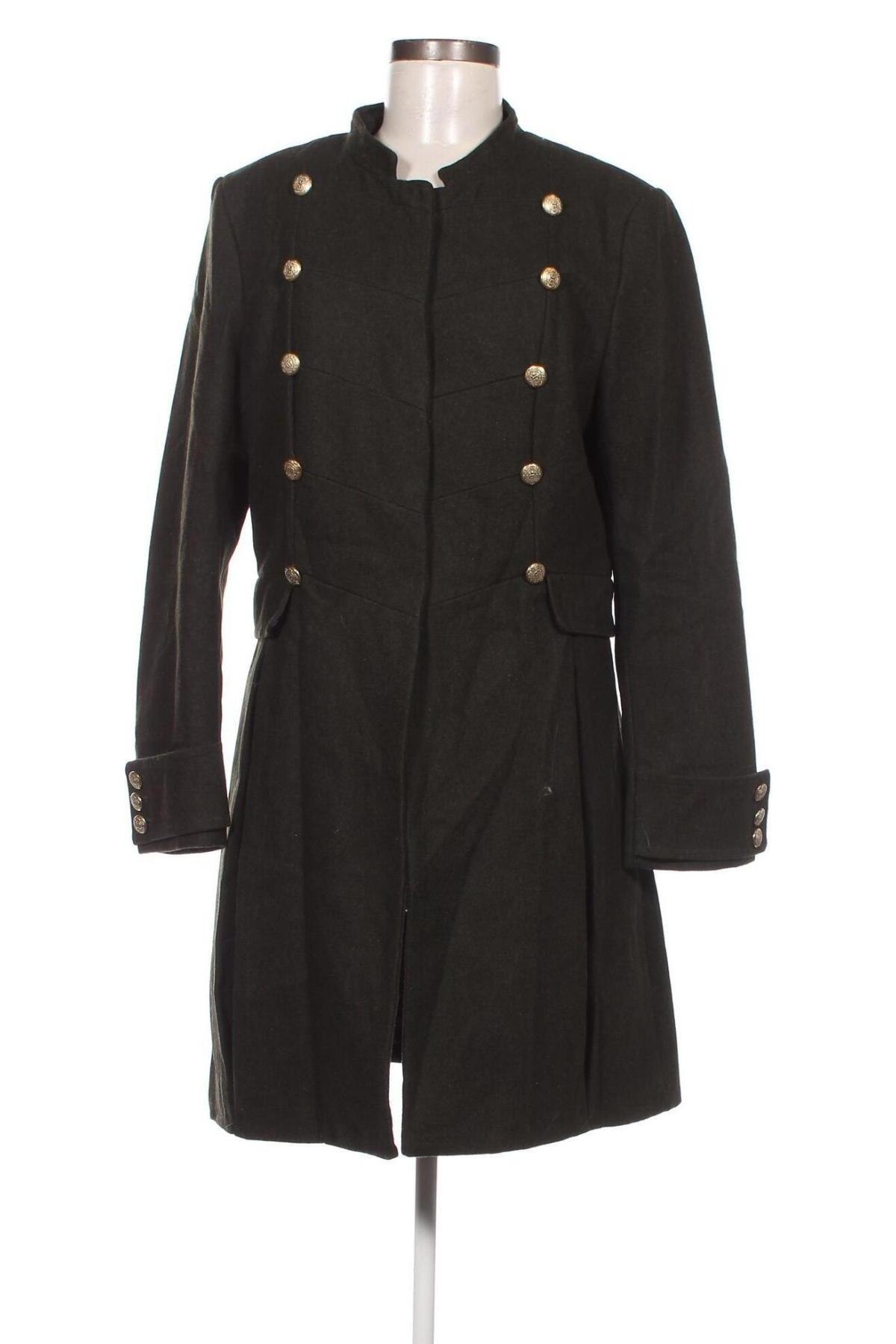 Γυναικείο παλτό H&M, Μέγεθος XL, Χρώμα Πράσινο, Τιμή 27,14 €