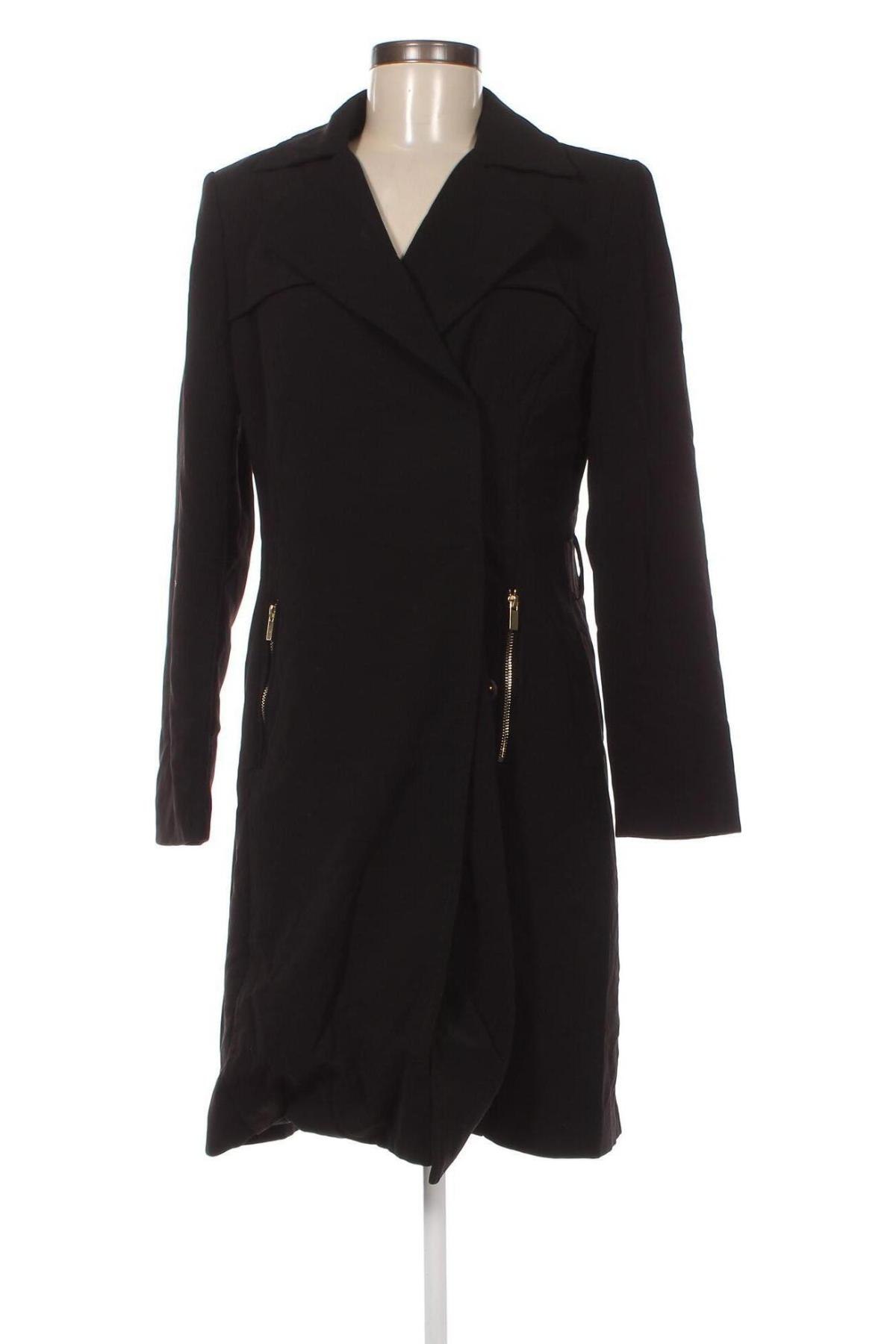 Palton de femei H&M, Mărime M, Culoare Negru, Preț 77,90 Lei