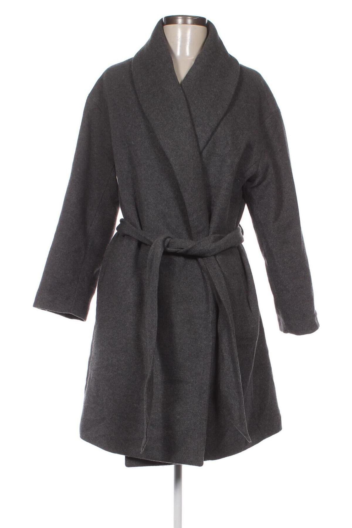 Palton de femei H&M Conscious Collection, Mărime M, Culoare Gri, Preț 140,79 Lei