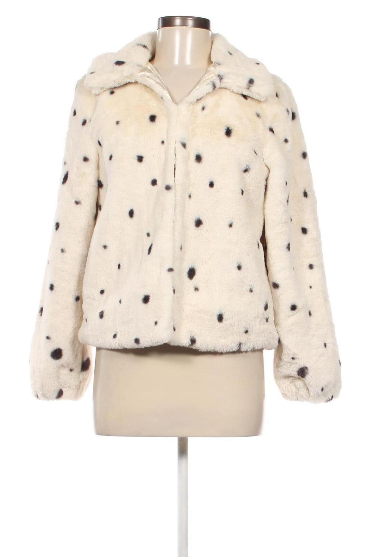 Дамско палто H&M Divided, Размер S, Цвят Екрю, Цена 54,57 лв.