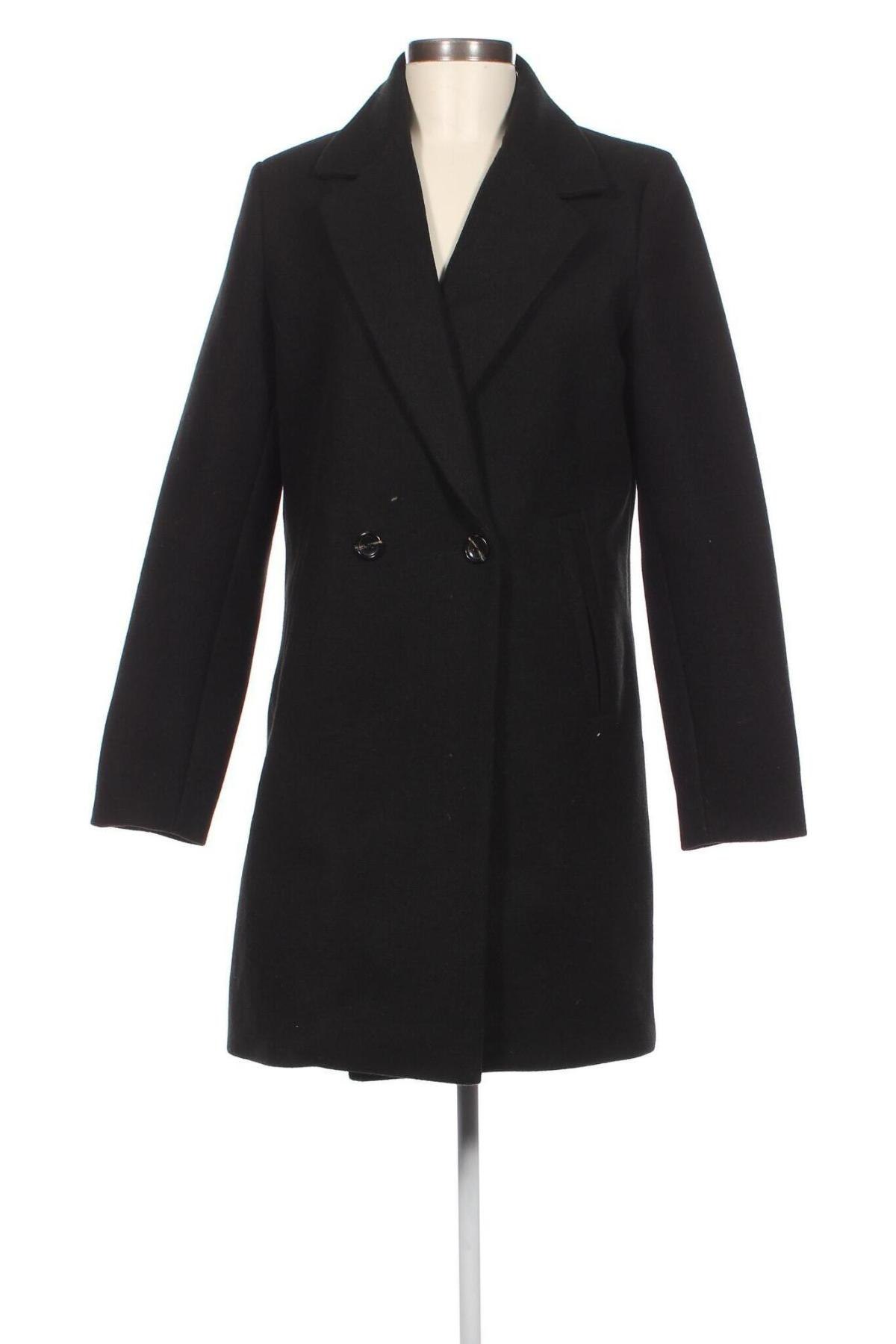 Дамско палто Ichi, Размер M, Цвят Черен, Цена 101,15 лв.