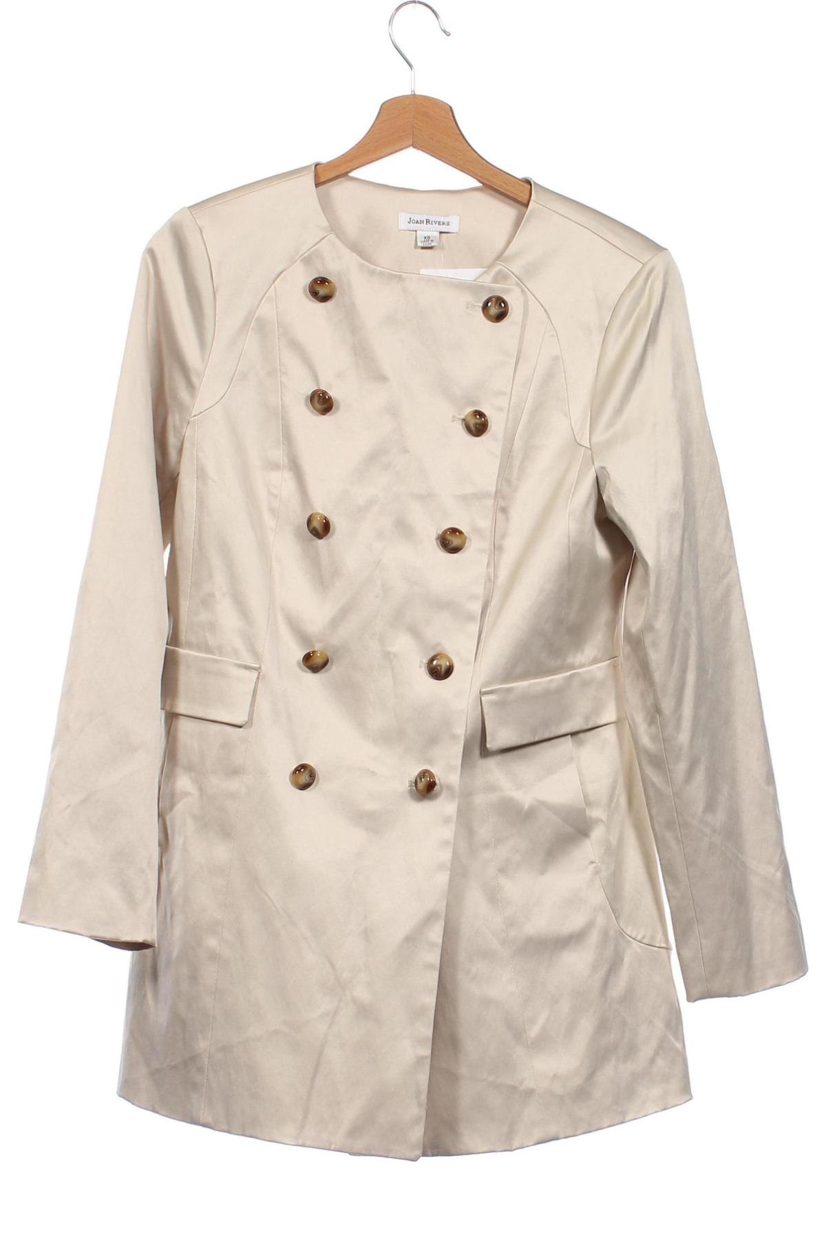 Γυναικείο παλτό Joan Rivers, Μέγεθος XS, Χρώμα Εκρού, Τιμή 11,74 €
