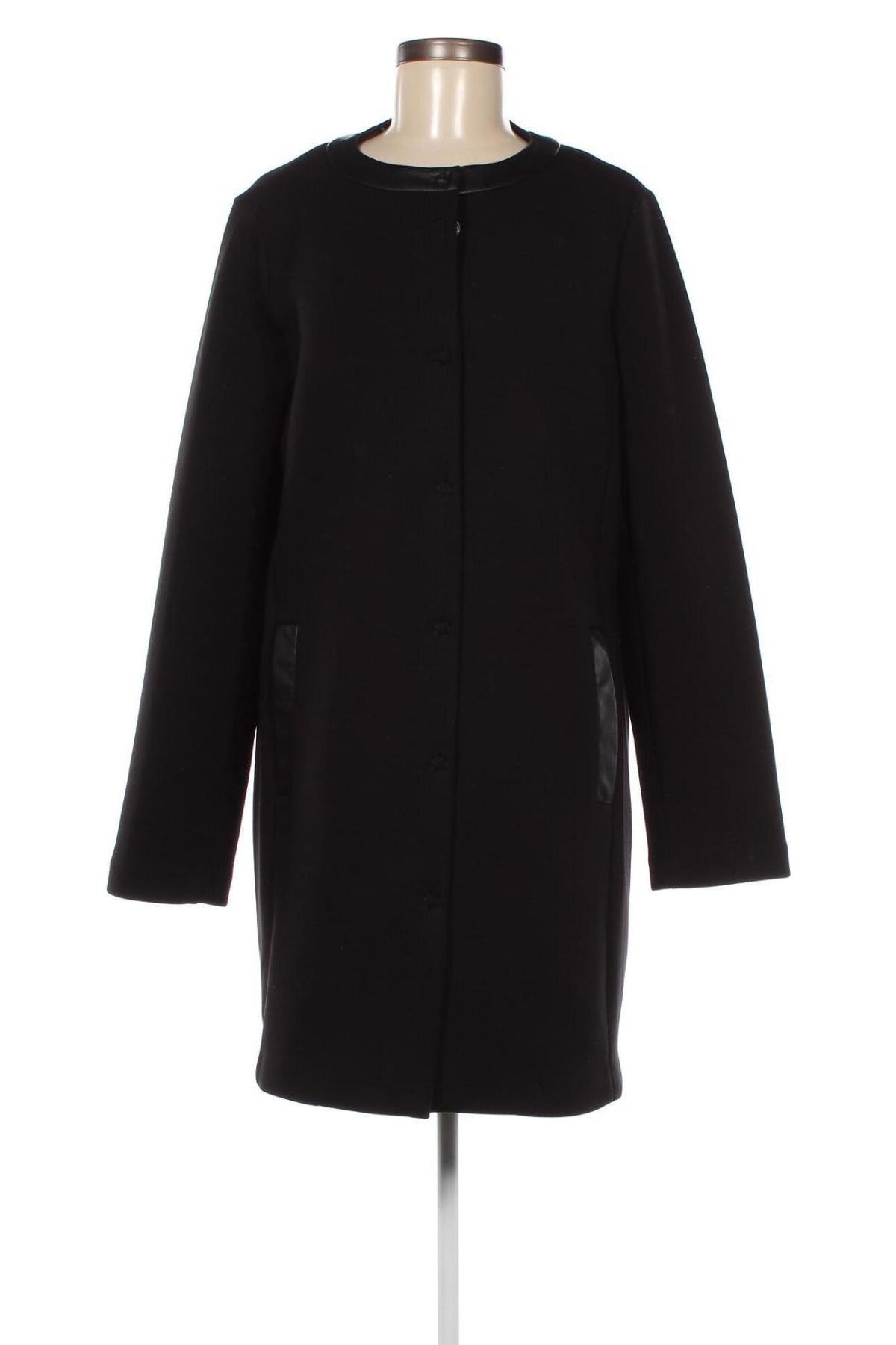 Дамско палто Liu Jo, Размер L, Цвят Черен, Цена 131,81 лв.