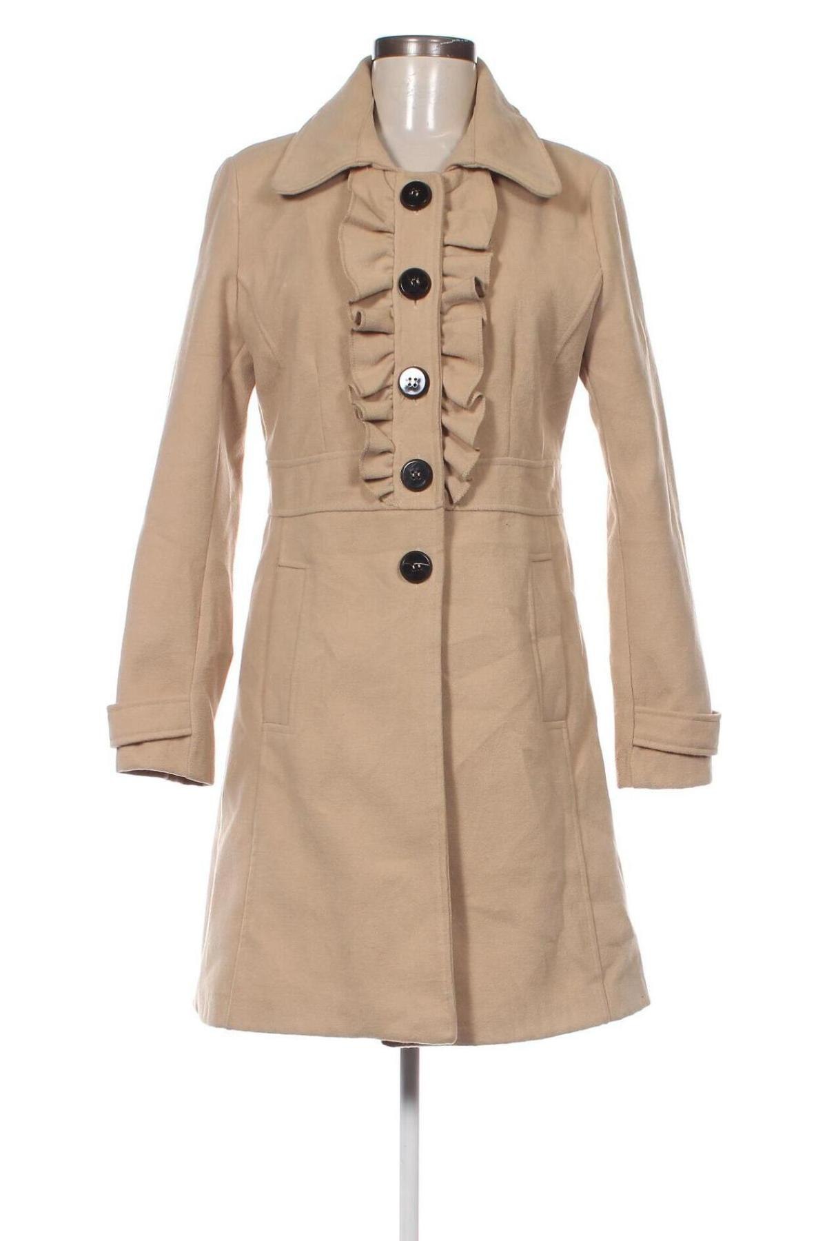 Дамско палто Lola Liza, Размер M, Цвят Бежов, Цена 32,50 лв.