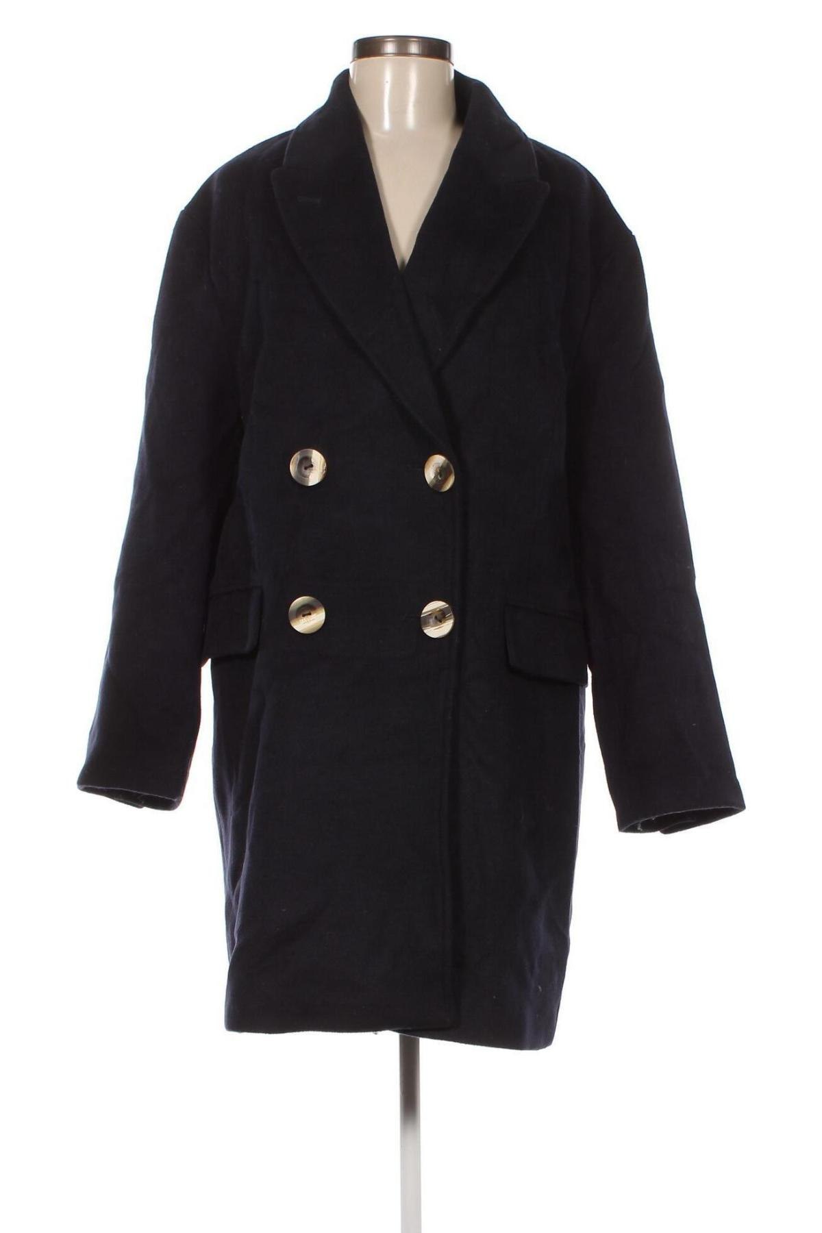 Γυναικείο παλτό Mango, Μέγεθος L, Χρώμα Μπλέ, Τιμή 36,31 €