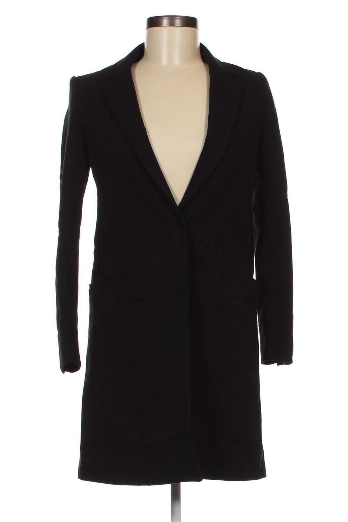 Дамско палто Mango, Размер XS, Цвят Черен, Цена 50,47 лв.