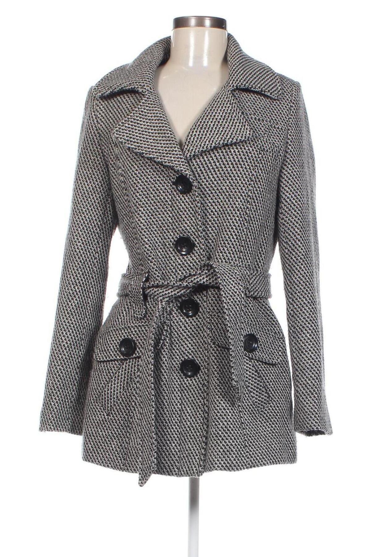 Дамско палто Miss H., Размер M, Цвят Многоцветен, Цена 18,19 лв.