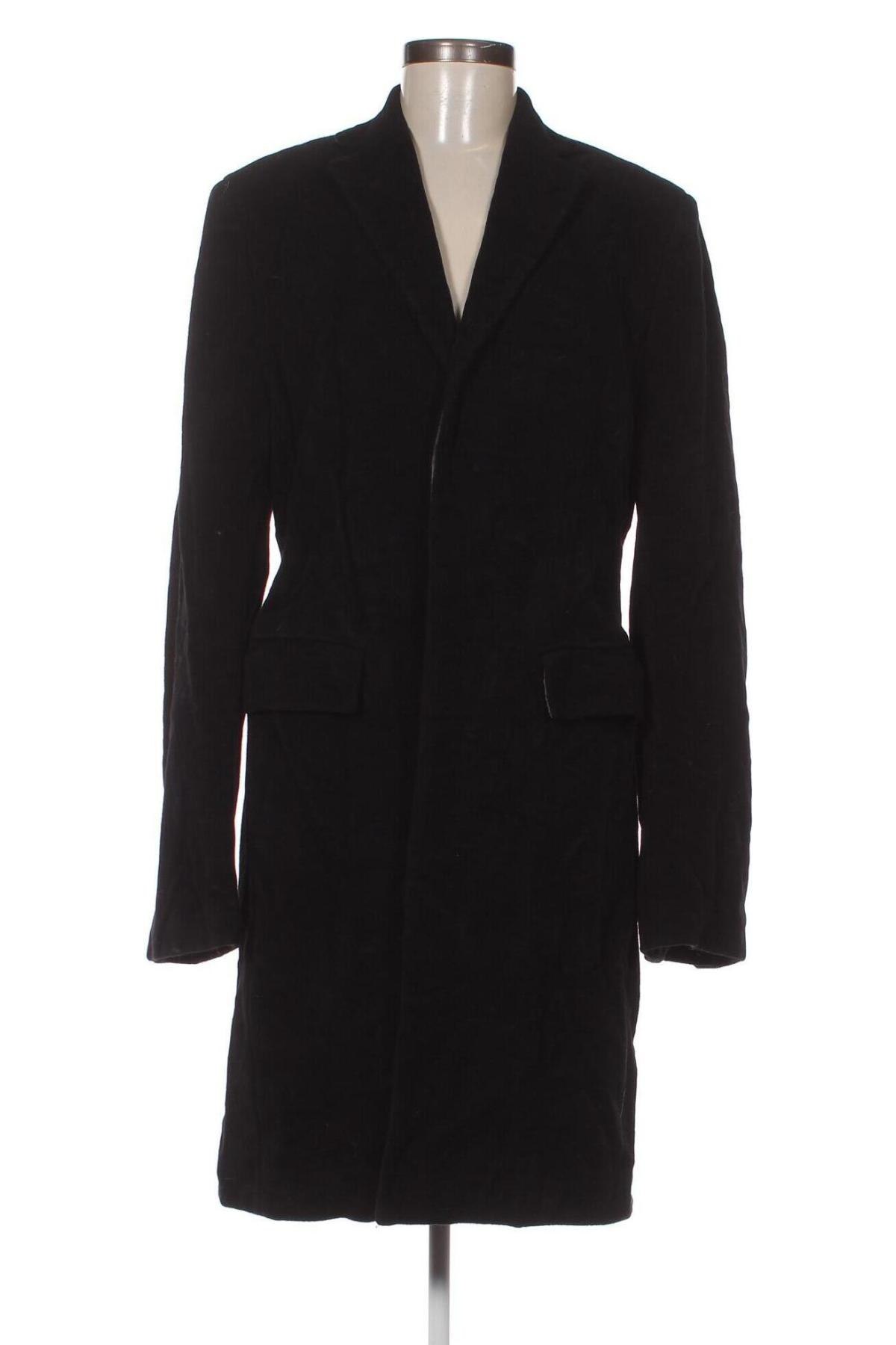 Дамско палто Nicole Farhi, Размер L, Цвят Черен, Цена 21,42 лв.