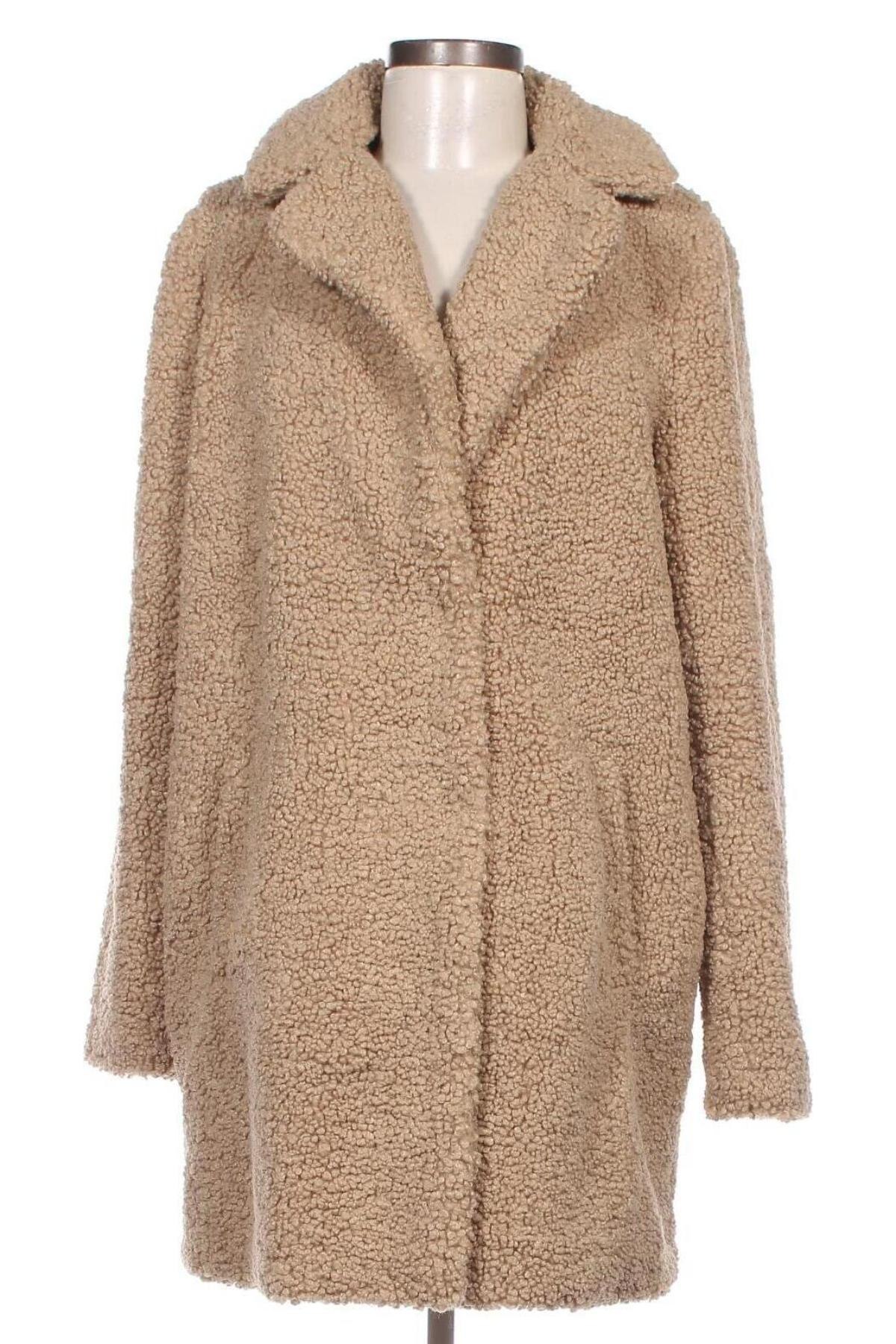 Γυναικείο παλτό Noisy May, Μέγεθος M, Χρώμα  Μπέζ, Τιμή 35,74 €