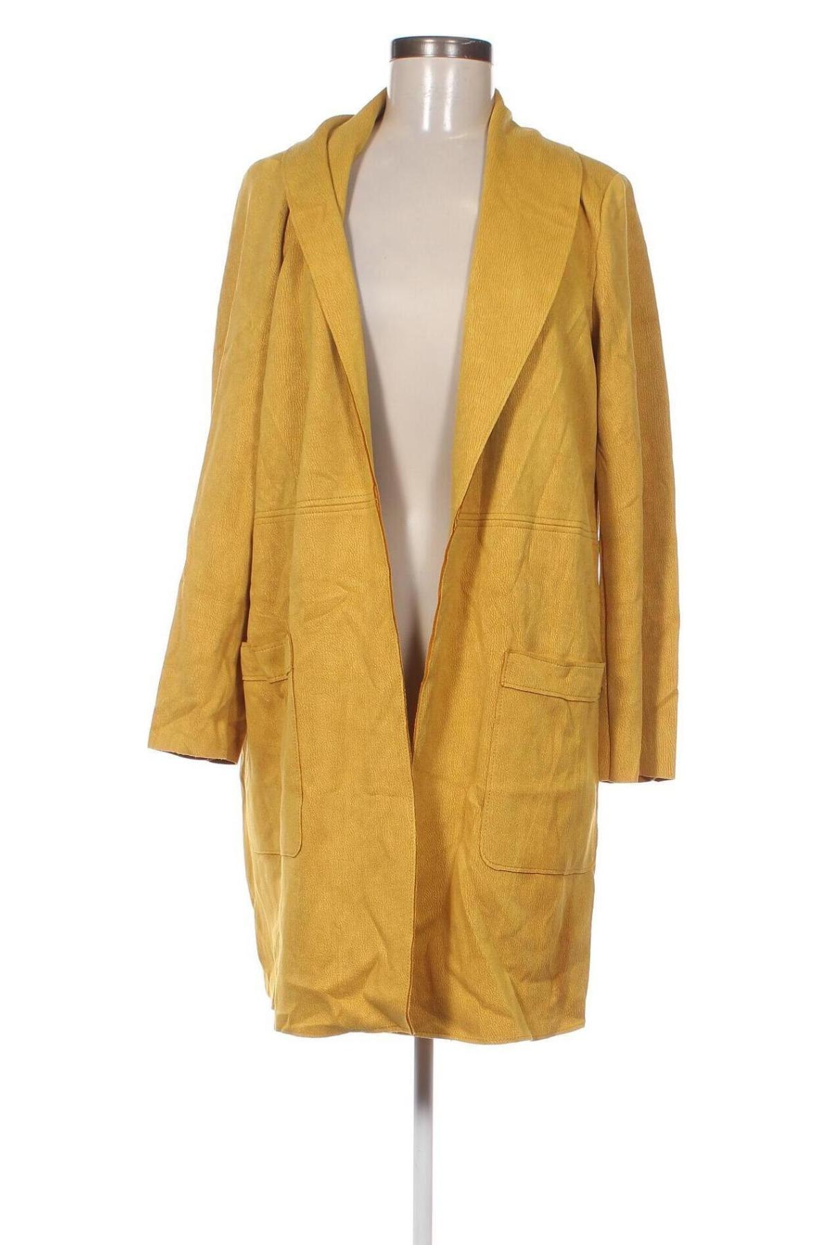 Γυναικείο παλτό ONLY, Μέγεθος L, Χρώμα Κίτρινο, Τιμή 8,31 €