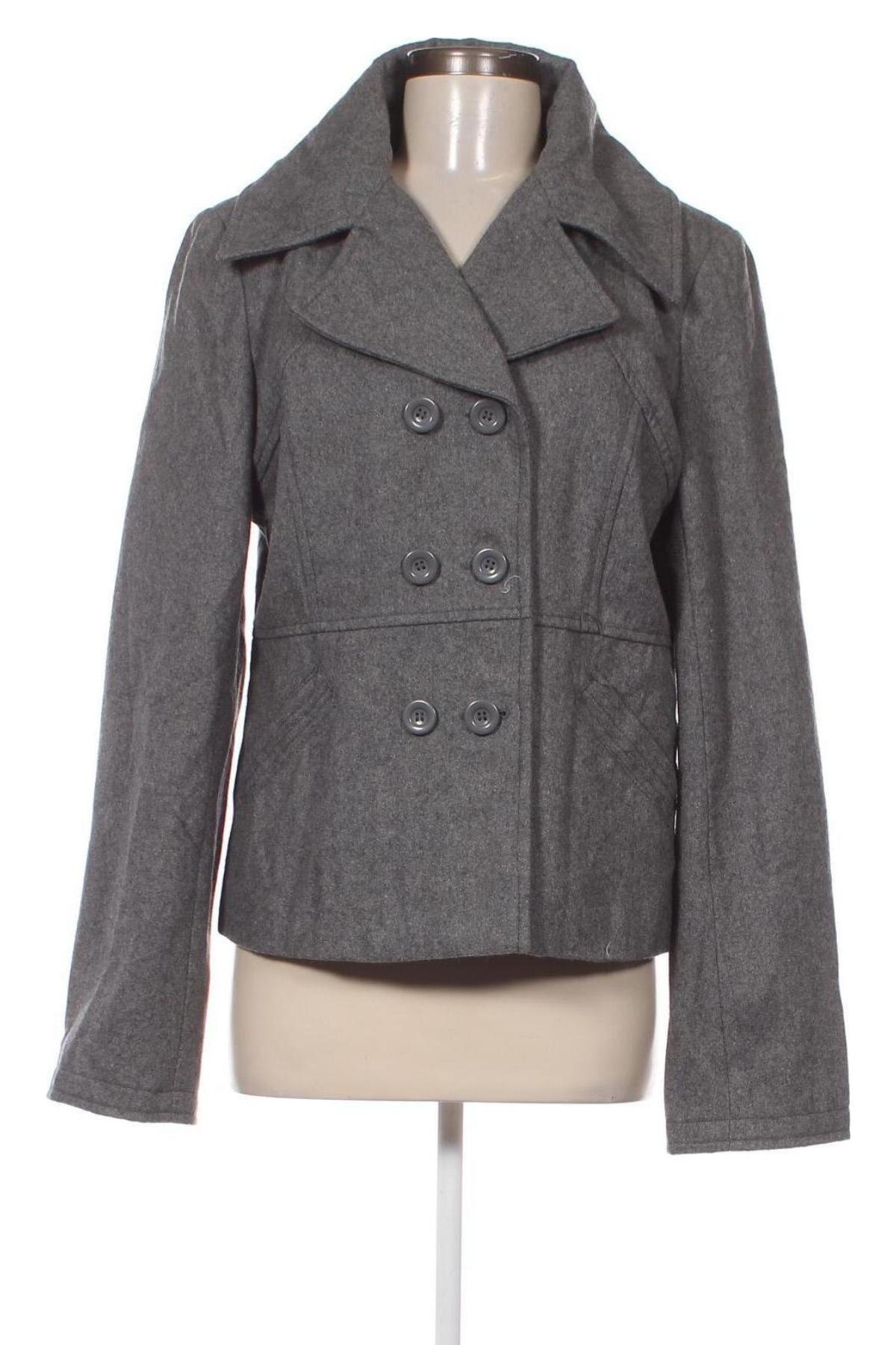 Дамско палто ONLY, Размер XL, Цвят Сив, Цена 27,50 лв.