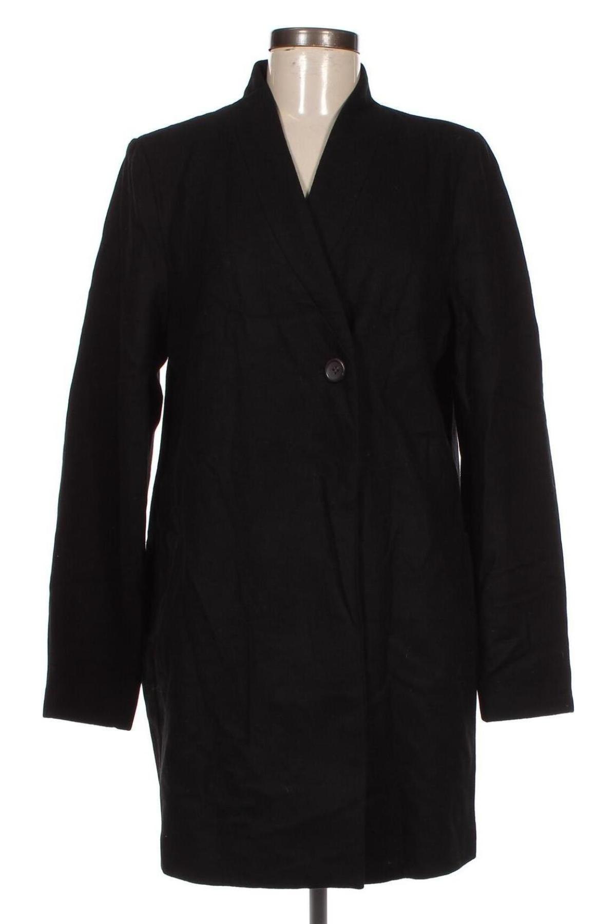 Дамско палто Object, Размер M, Цвят Черен, Цена 35,26 лв.