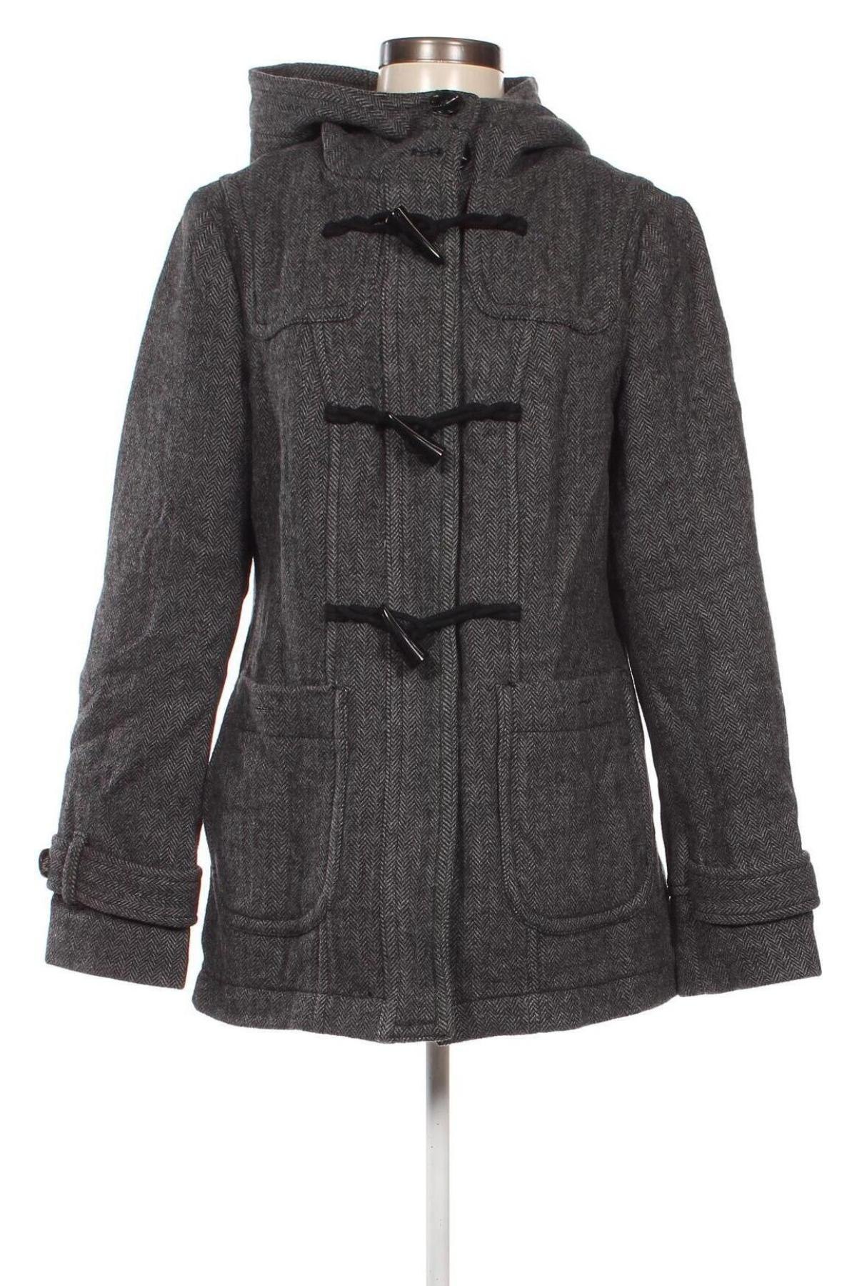 Дамско палто S.Oliver, Размер L, Цвят Сив, Цена 29,58 лв.