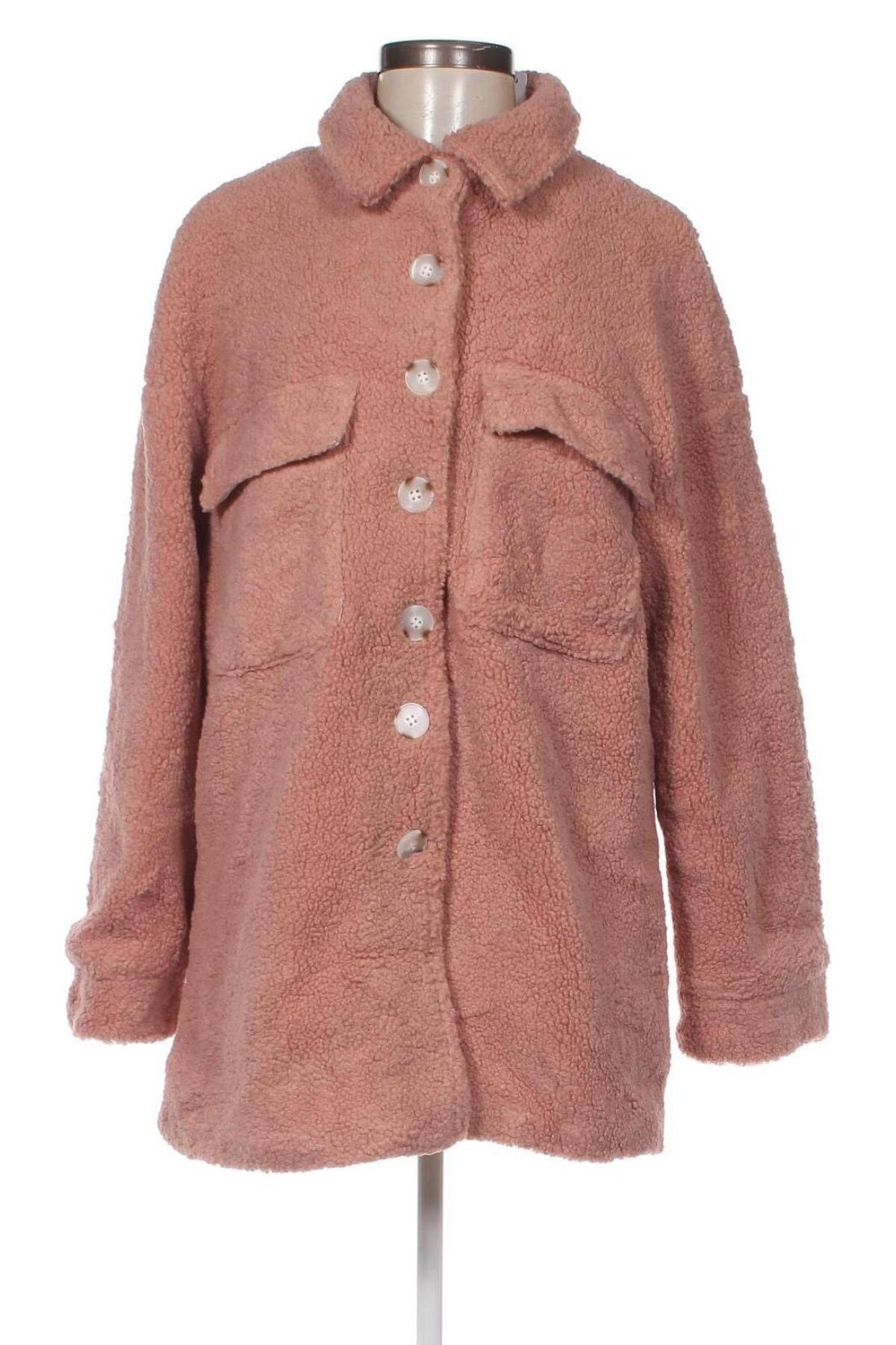 Γυναικείο παλτό SHEIN, Μέγεθος L, Χρώμα Ρόζ , Τιμή 33,76 €