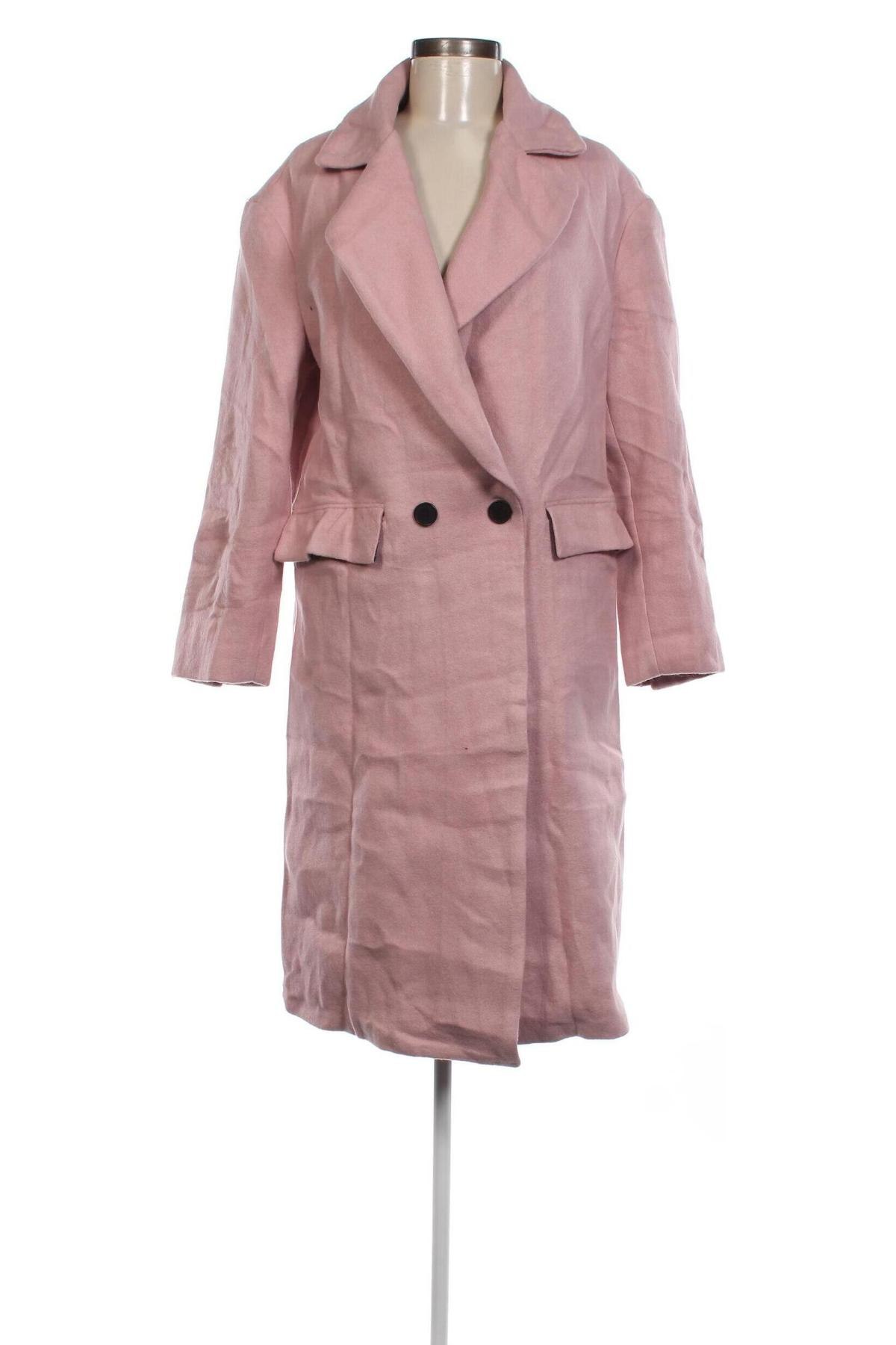 Dámský kabát  SHEIN, Velikost S, Barva Růžová, Cena  324,00 Kč