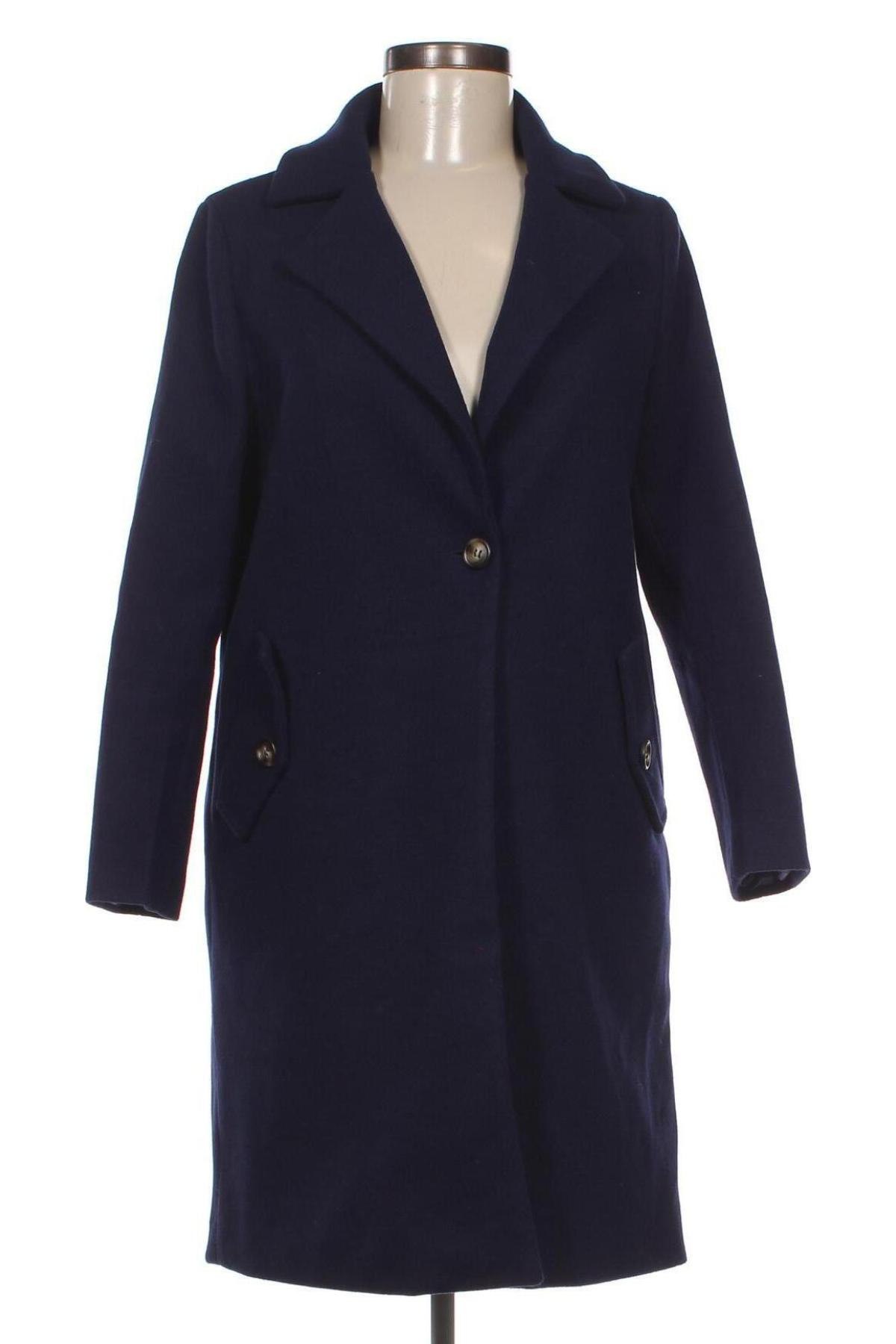 Palton de femei SHEIN, Mărime XS, Culoare Albastru, Preț 59,83 Lei